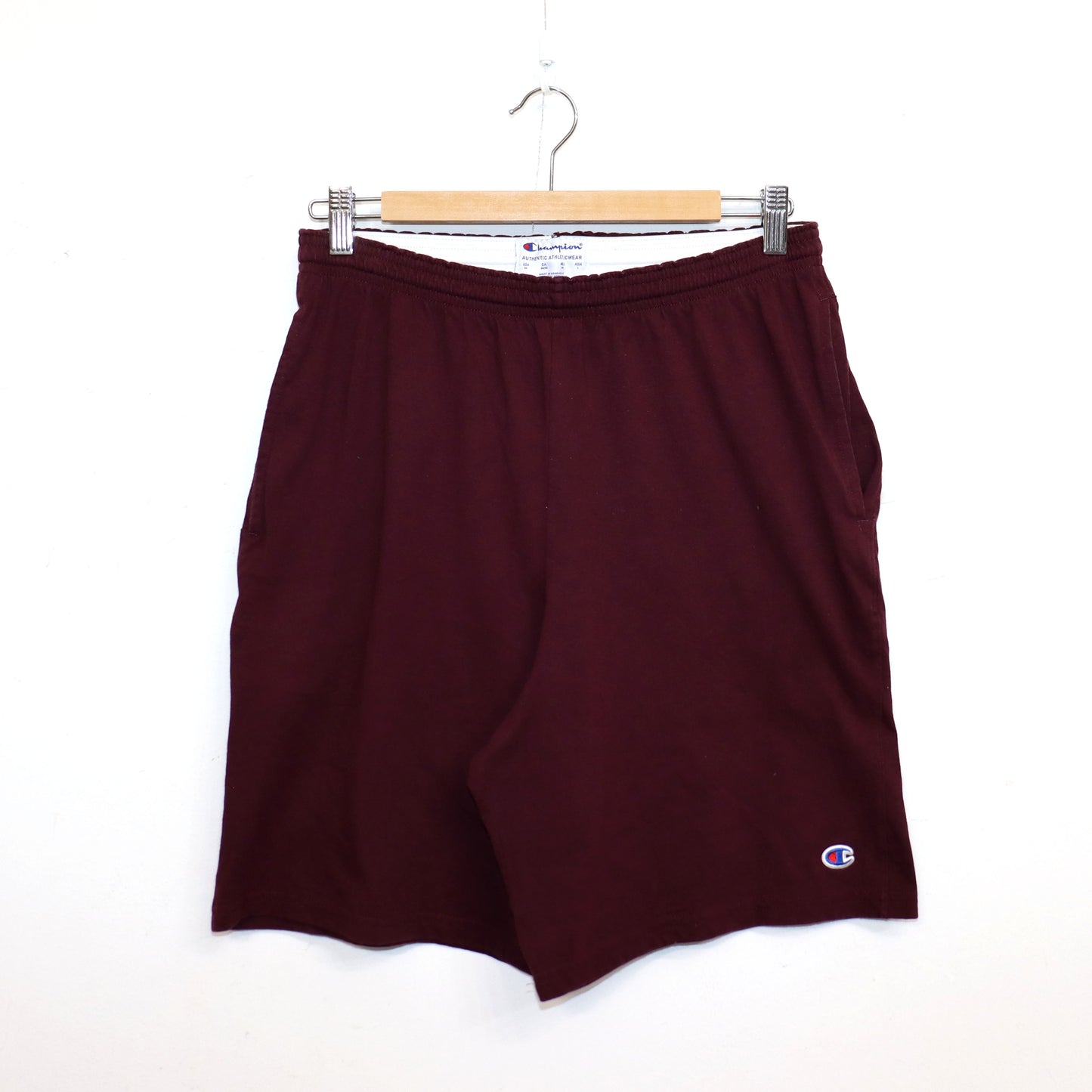 used : (Champion) Cotton Shorts - Burgandy