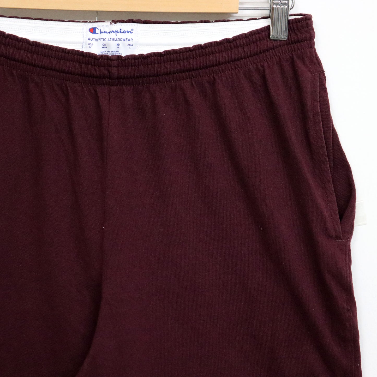 used : (Champion) Cotton Shorts - Burgandy