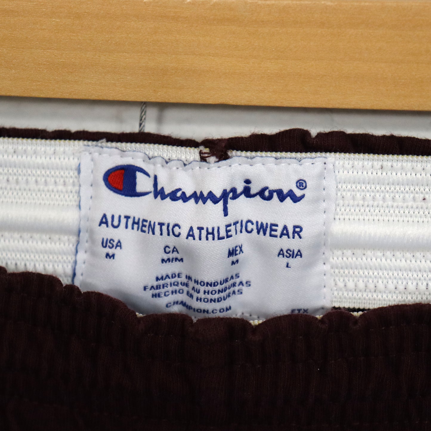 used : (Champion) Cotton Shorts - Burgandy