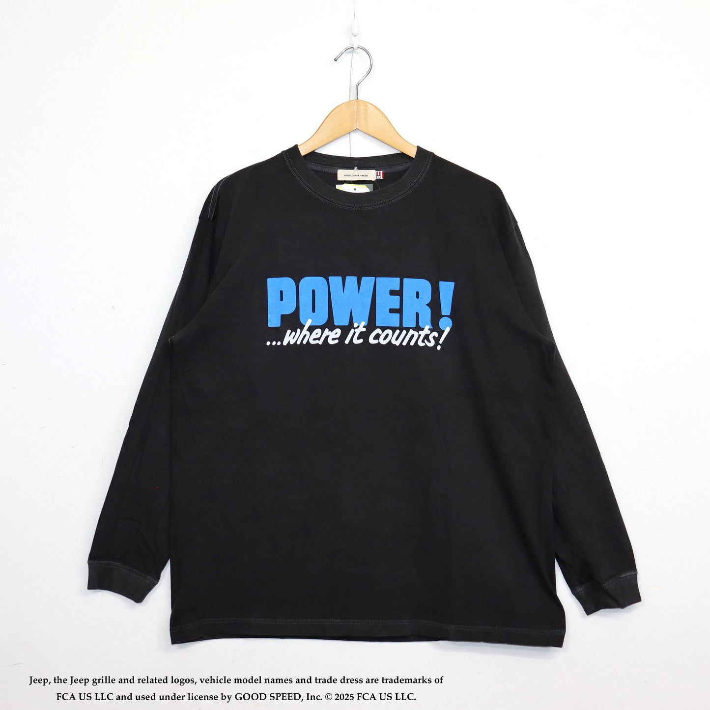 GOOD ROCK SPEED: Jeep® | POWER! LS T-SHIRT