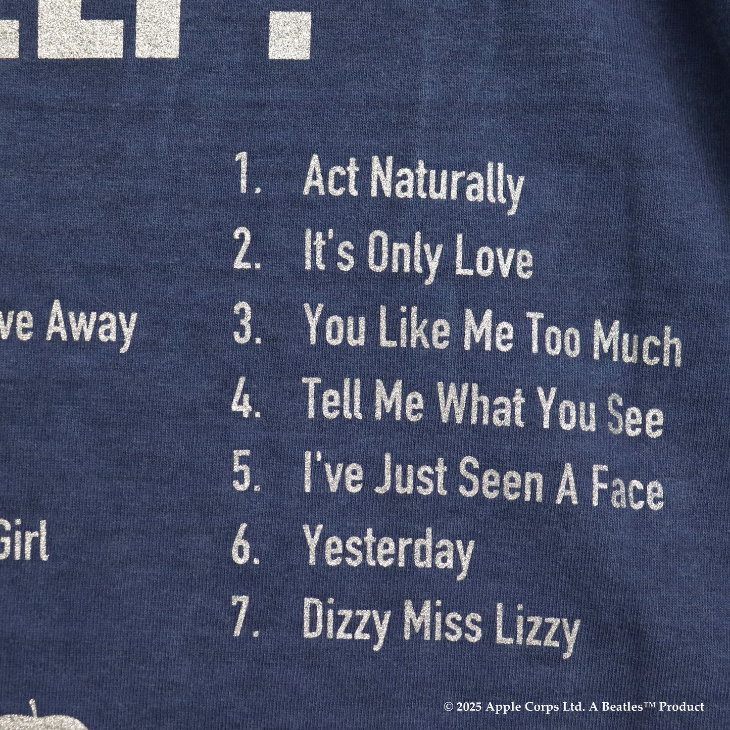 GOOD ROCK SPEED: THE BEATLES | GLITTER HELP T-SHIRT