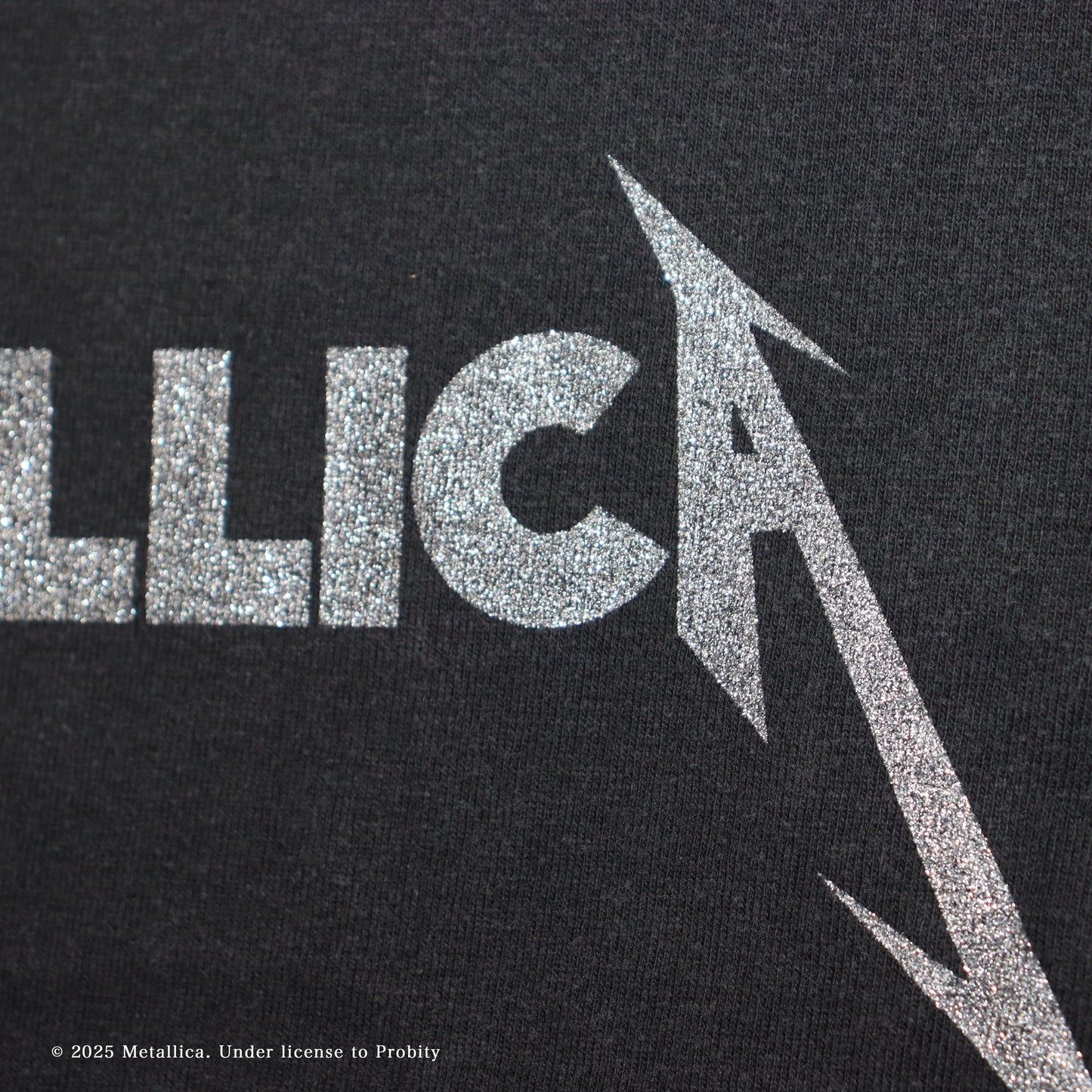 GOOD ROCK SPEED: METALLICA | GLITTER PRINT T-SHIRT