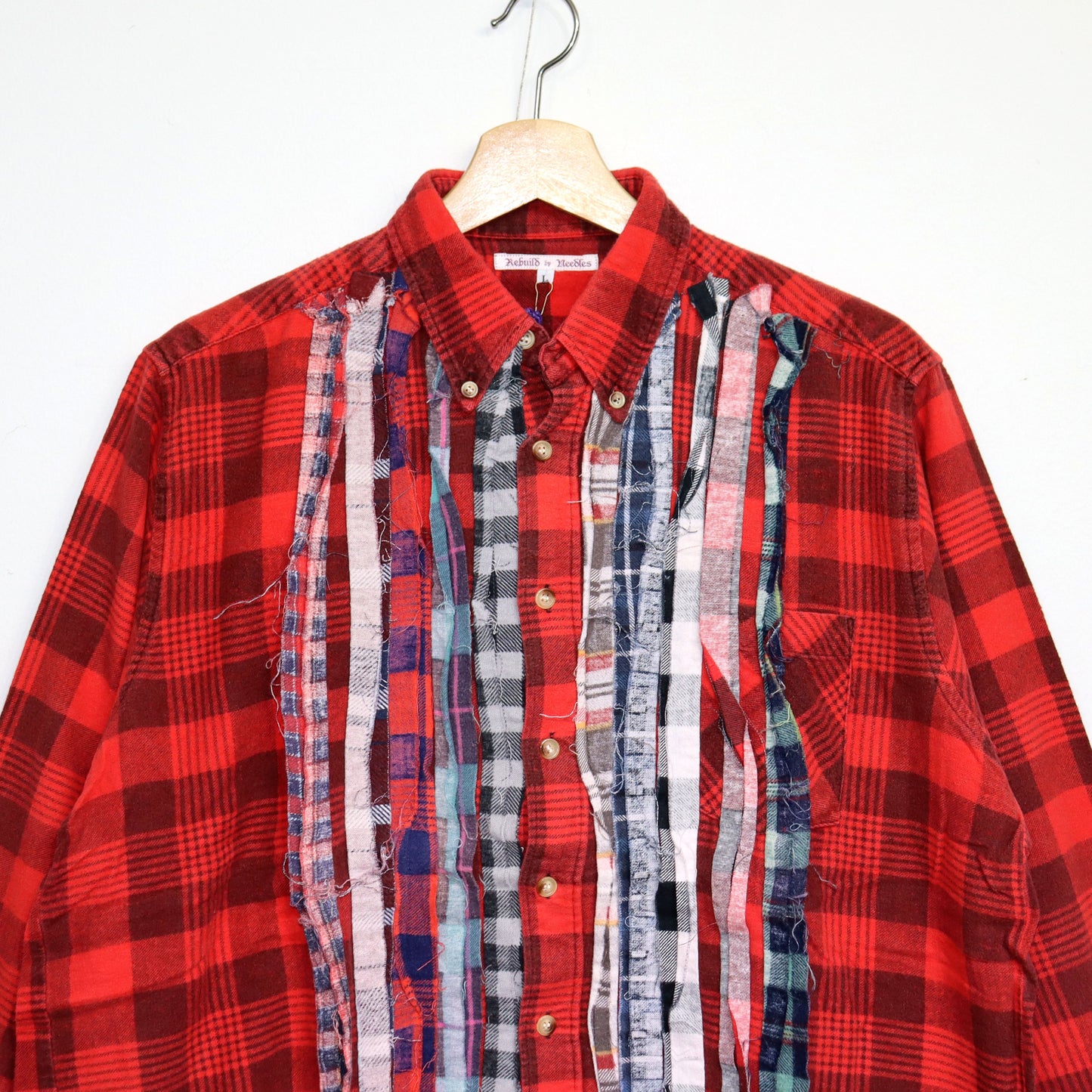 rb NDLS : Flannel Shiirt - Ribbon Shirt Uneven Die #61