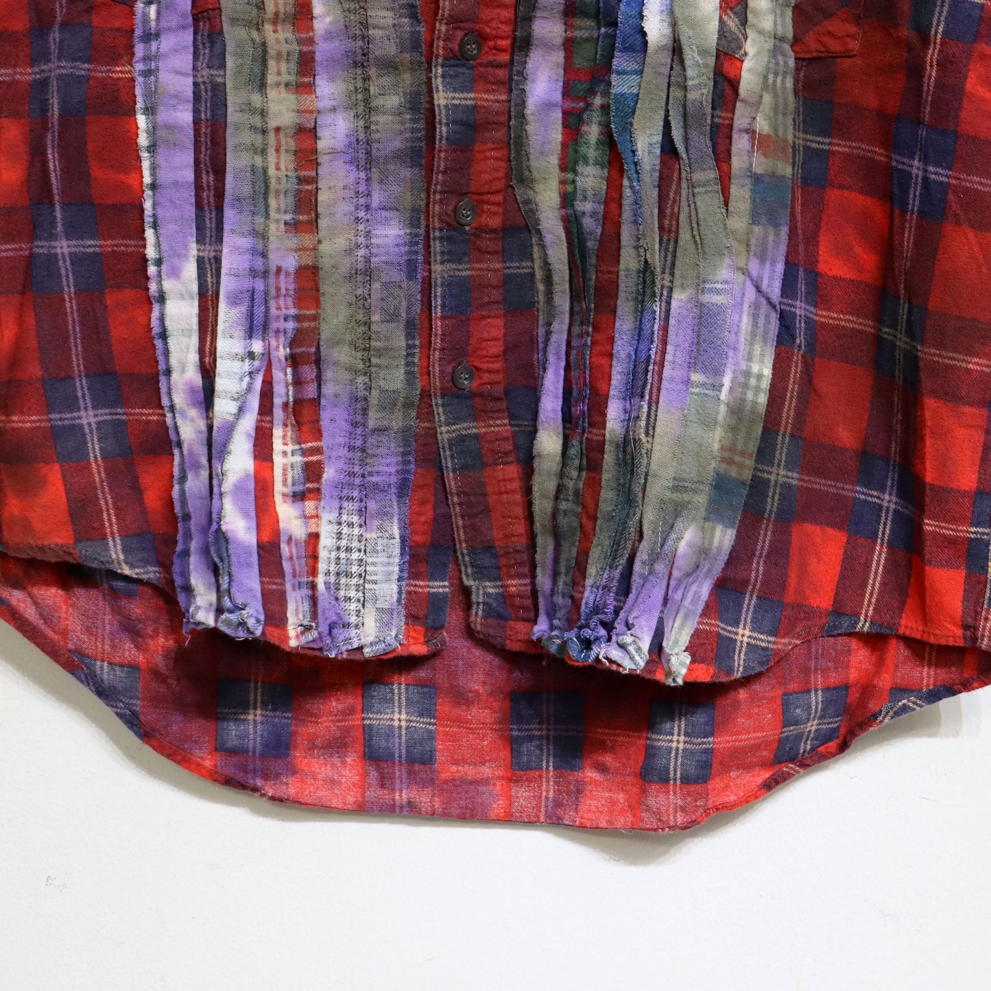 rb NDLS : Flannel Shiirt - Ribbon Shirt Tie Die #2