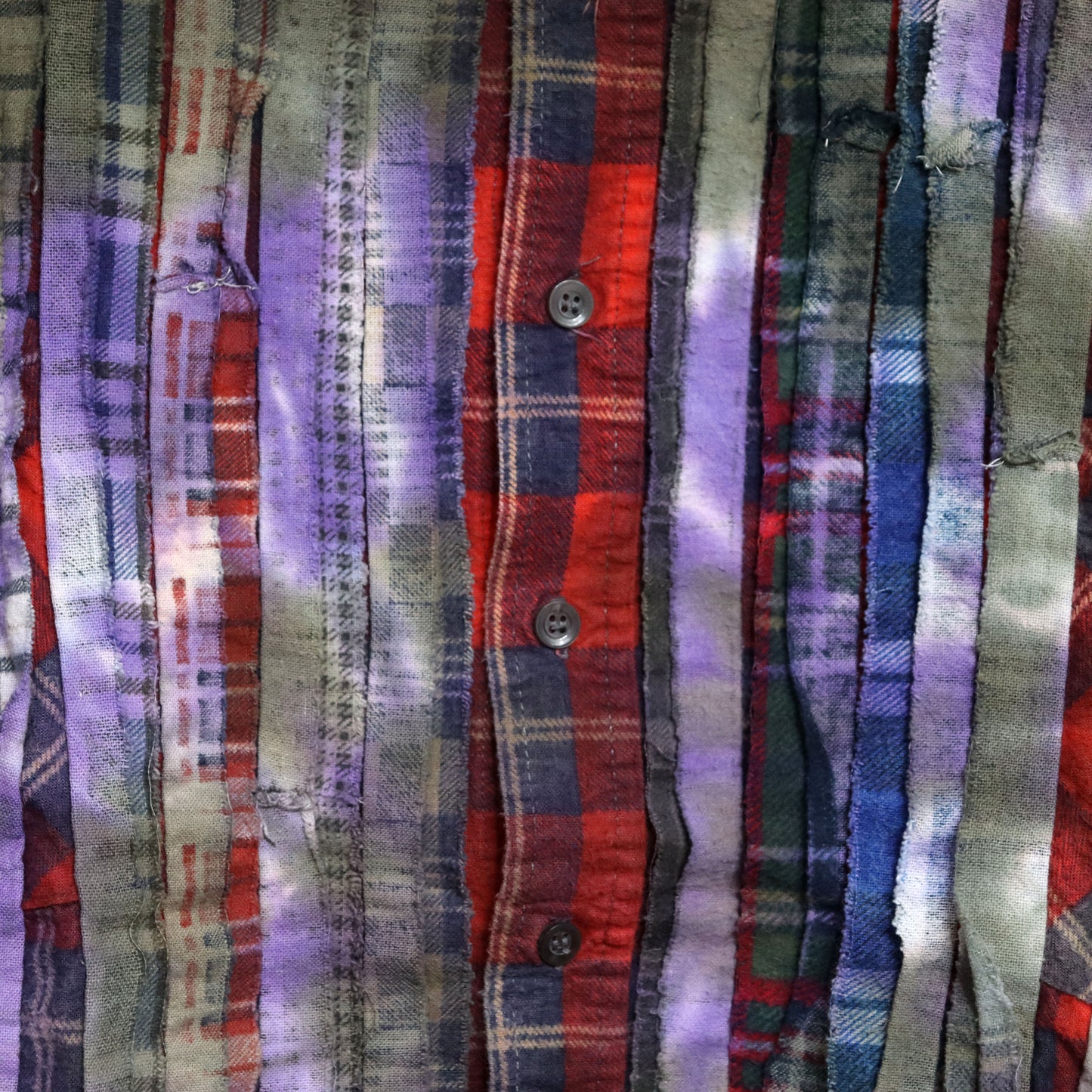 rb NDLS : Flannel Shiirt - Ribbon Shirt Tie Die #2