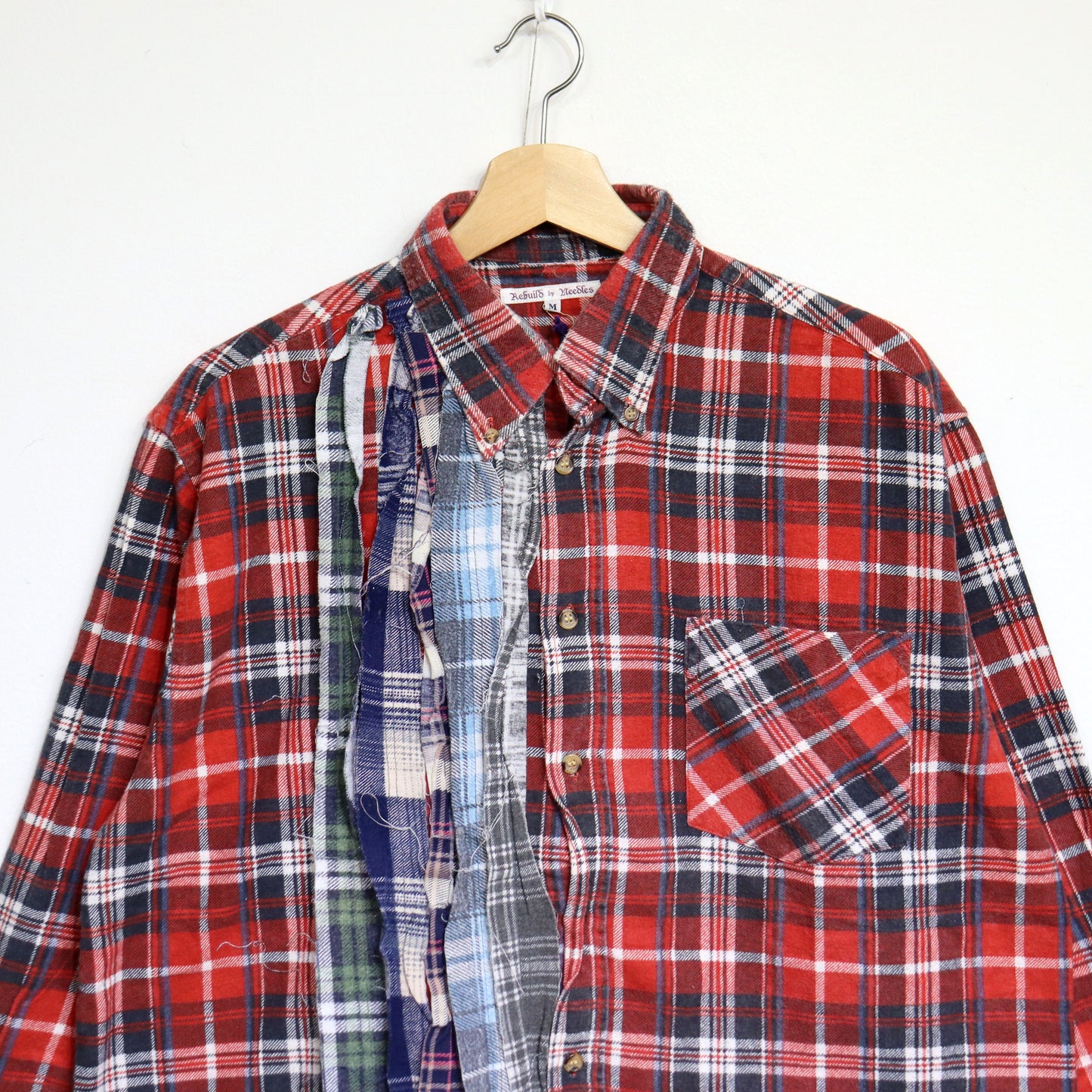 rb NDLS : Flannel Shiirt - Ribbon Shirt Uneven Die #42
