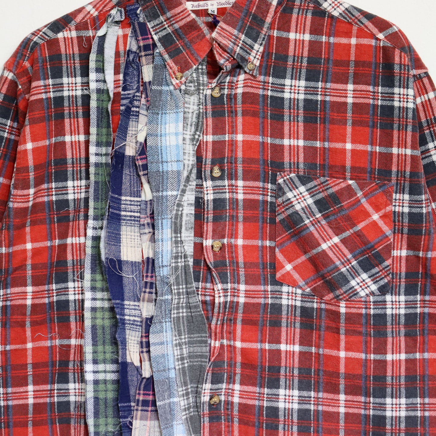 rb NDLS : Flannel Shiirt - Ribbon Shirt Uneven Die #42