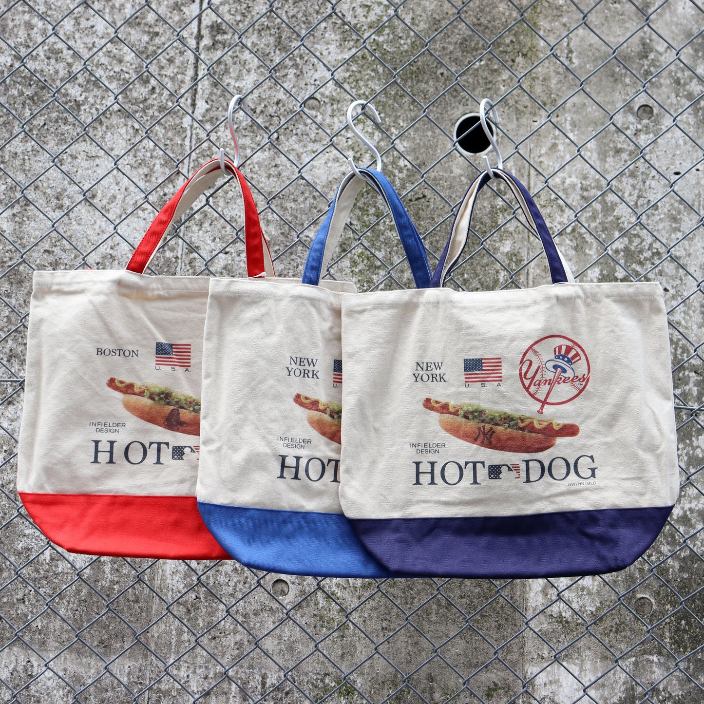INF×MLB:MLB-217 MLB HOTDOG TOTE