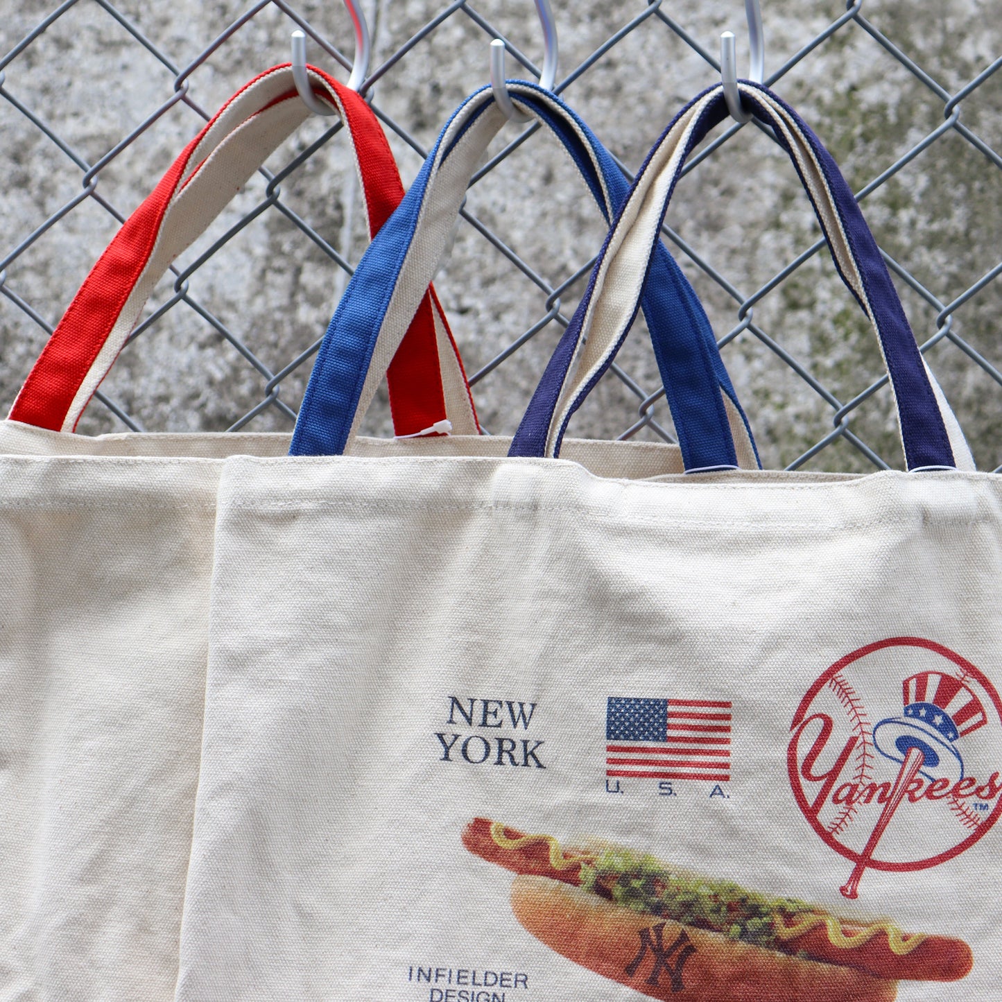 INF×MLB:MLB-217 MLB HOTDOG TOTE