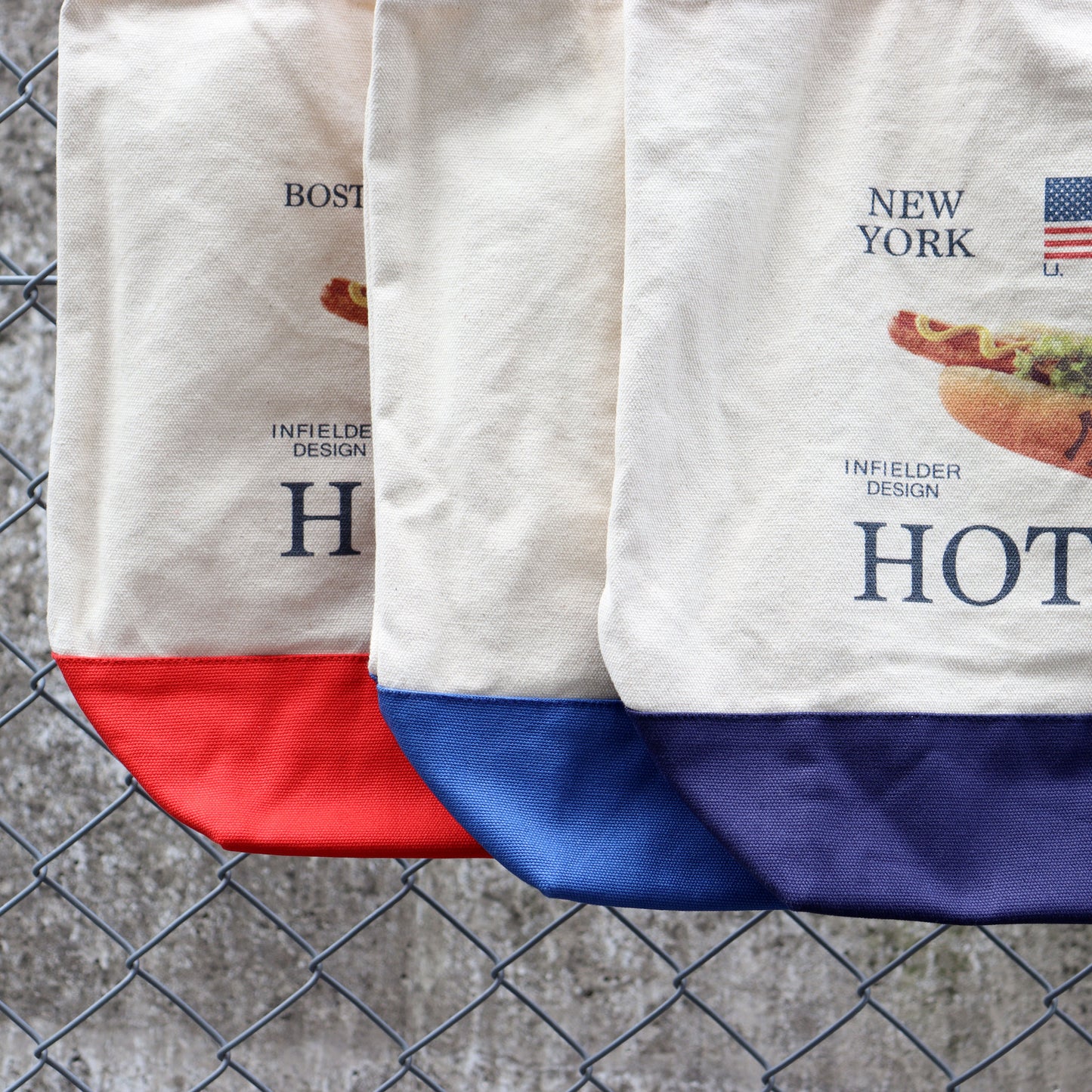 INF×MLB:MLB-217 MLB HOTDOG TOTE