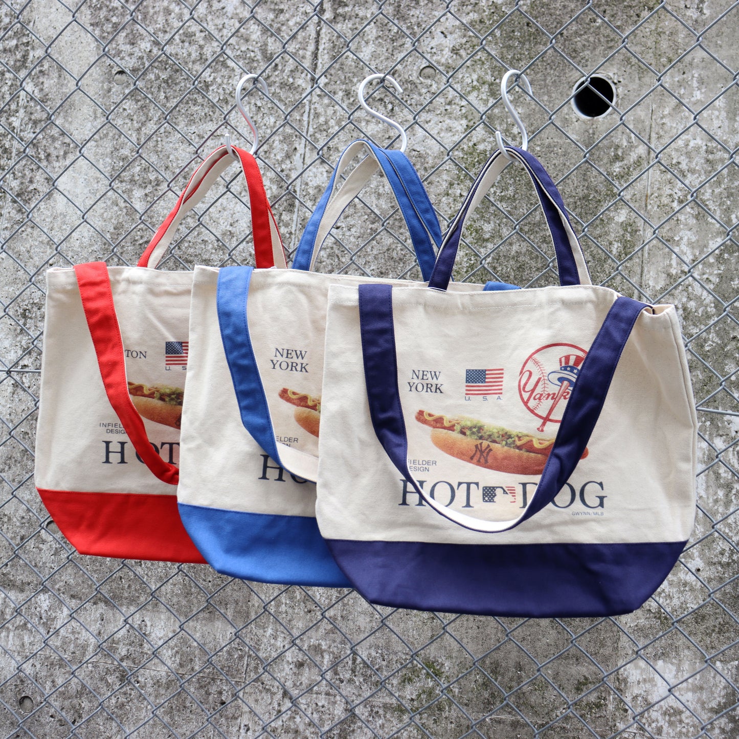 INF×MLB:MLB-217 MLB HOTDOG TOTE