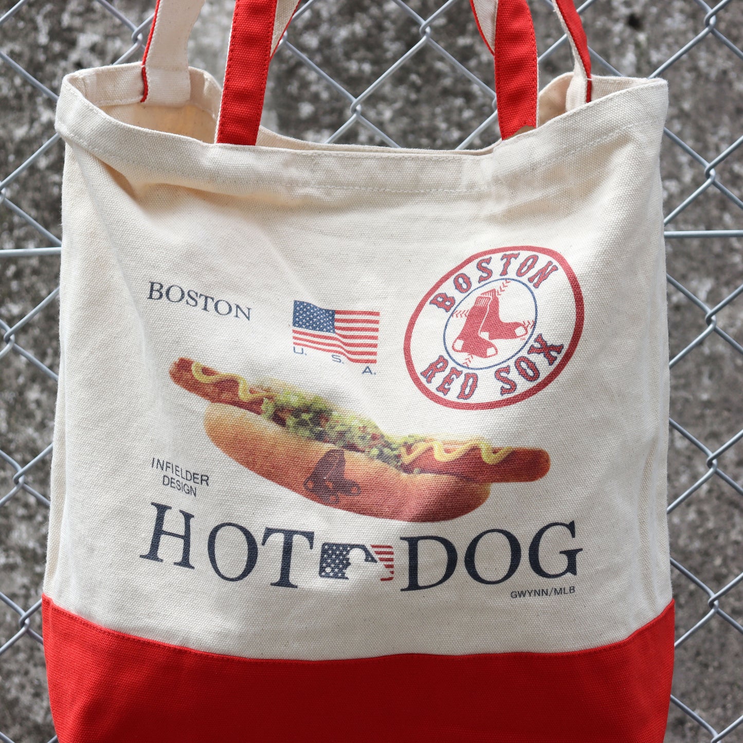 INF×MLB:MLB-217 MLB HOTDOG TOTE
