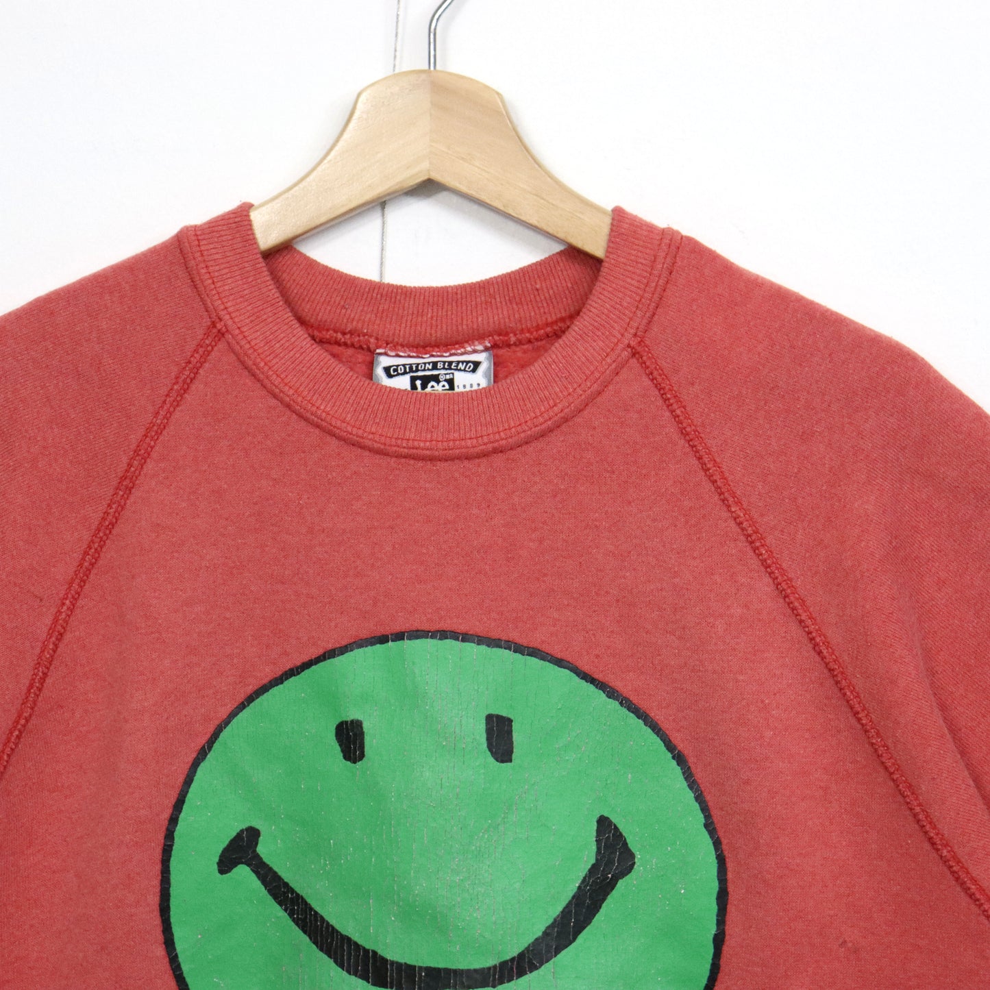 COPYCAT : SMILE S/S SWEATSHIRT - Red×Green
