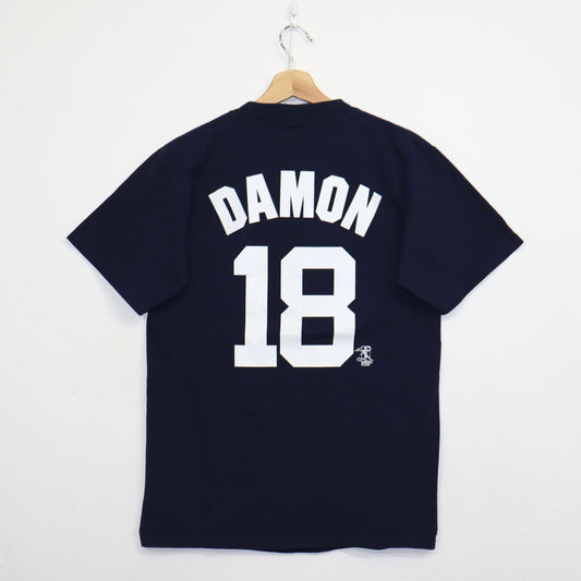 used : (Majestic) NY Yankess Numbering Tee - #18 DAMON