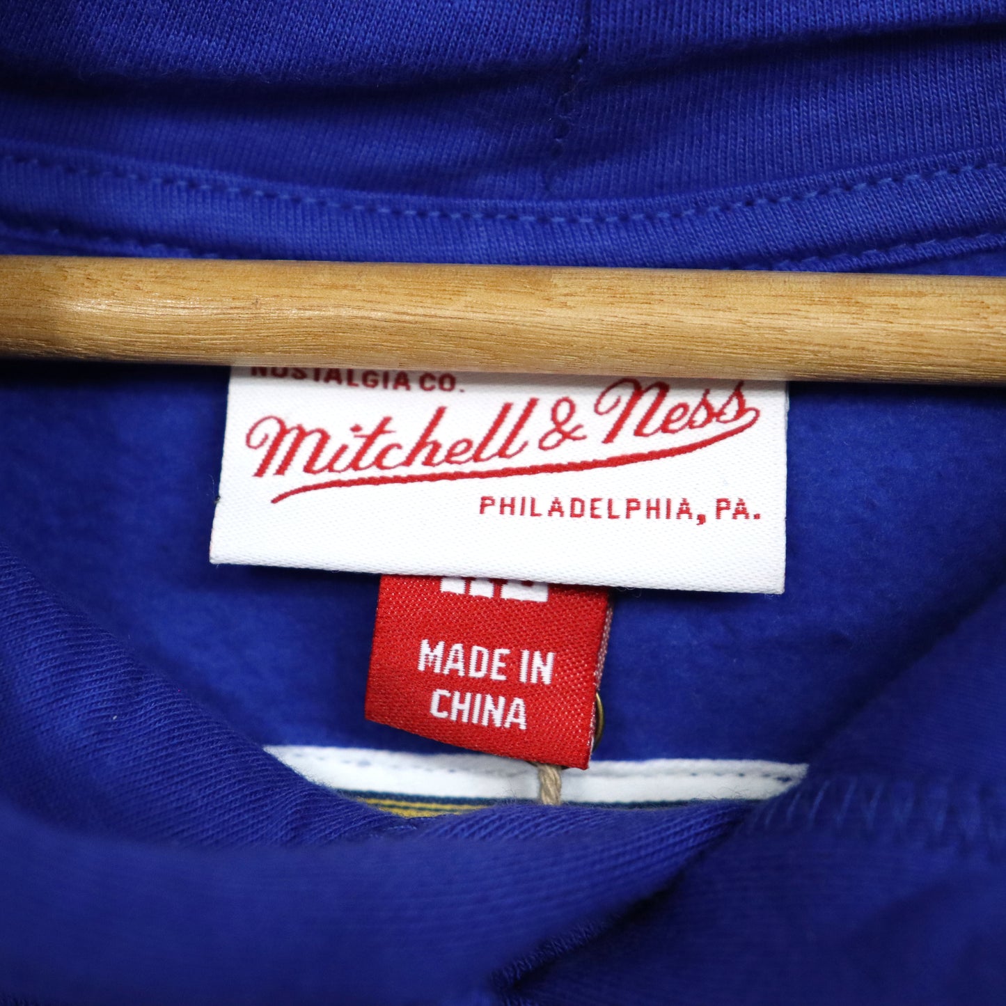 Mitchell&Ness : LA Dodgers Line Pullover Hoodie