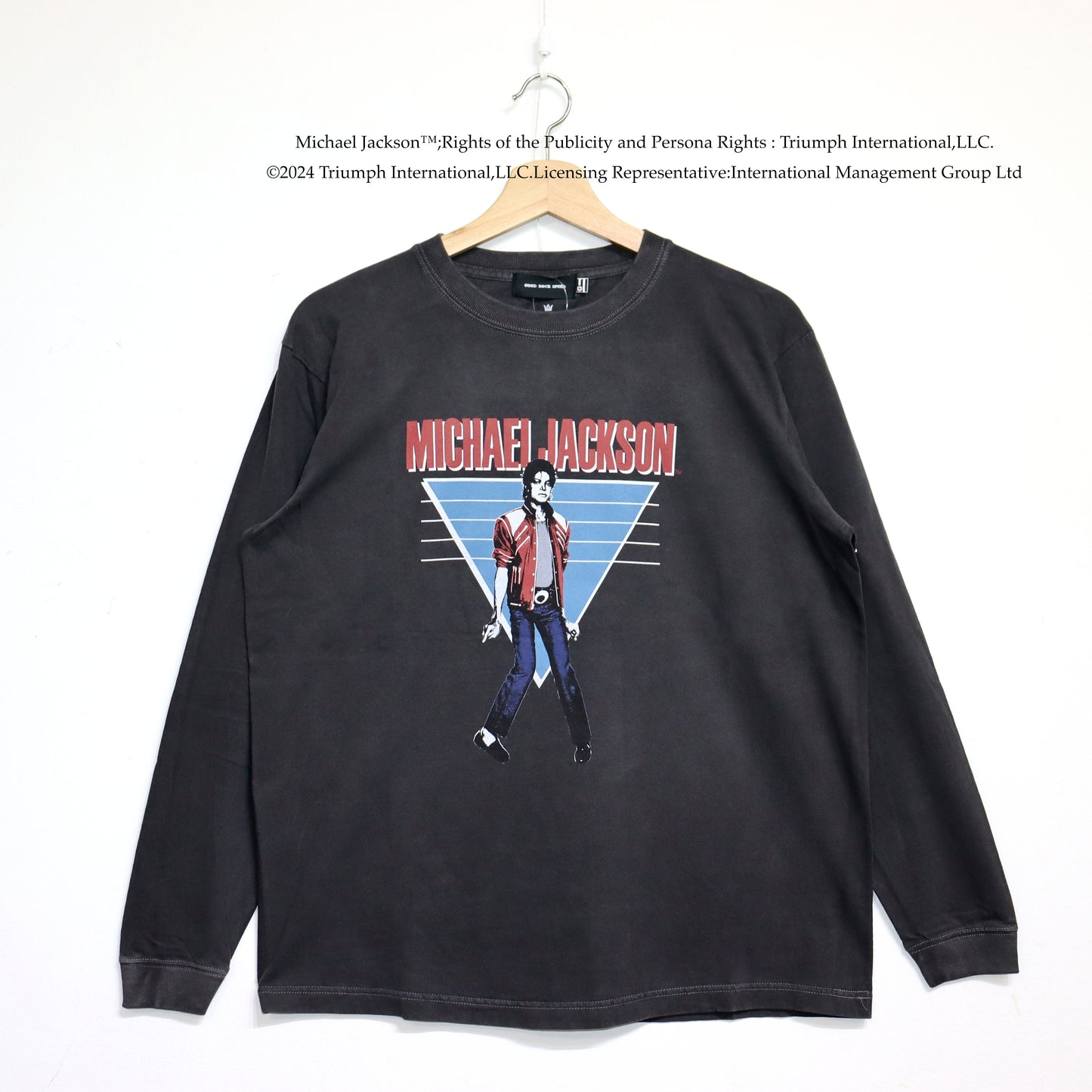 GOOD ROCK SPEED: MICHAEL JACKSON PHOTO LS TEE