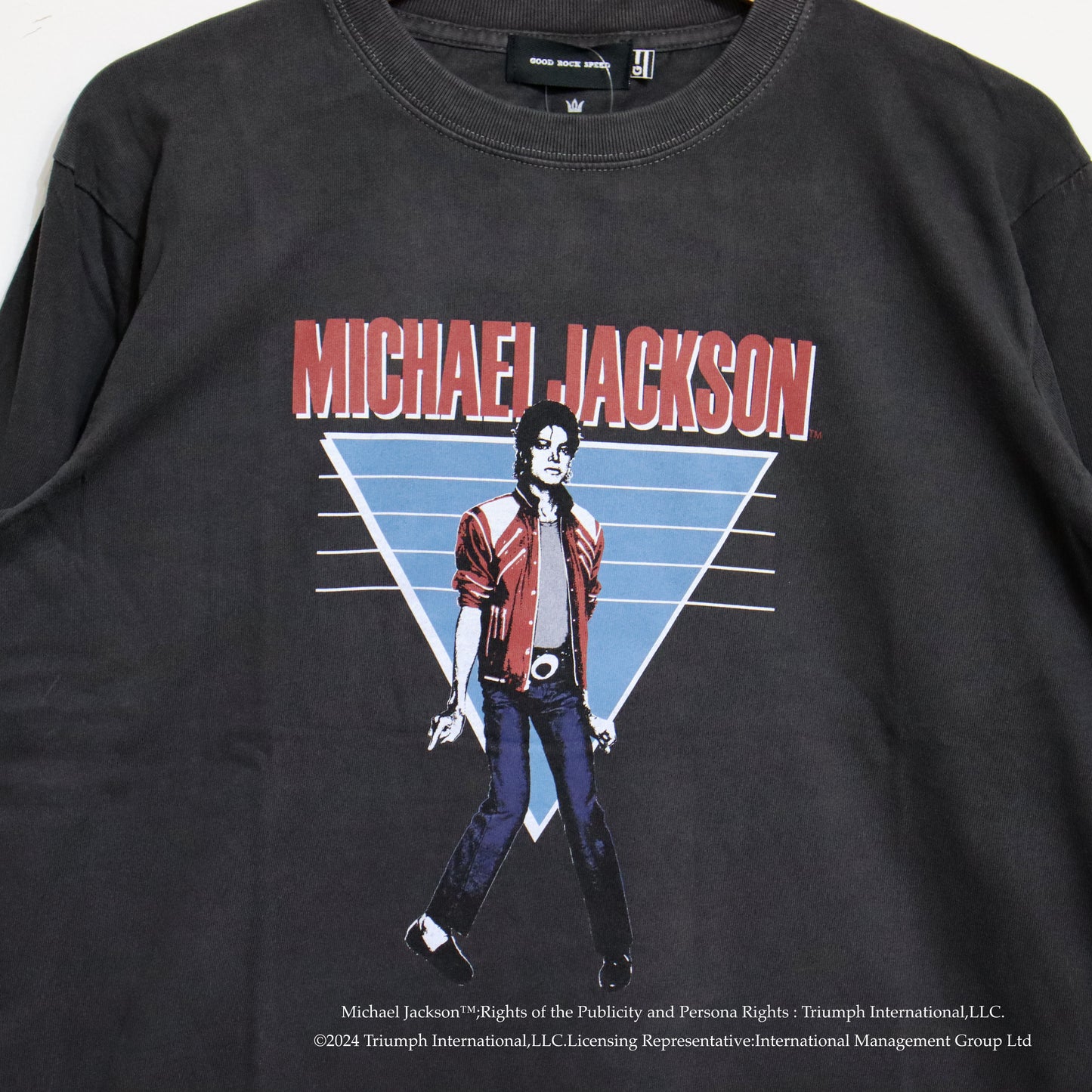 GOOD ROCK SPEED: MICHAEL JACKSON PHOTO LS TEE