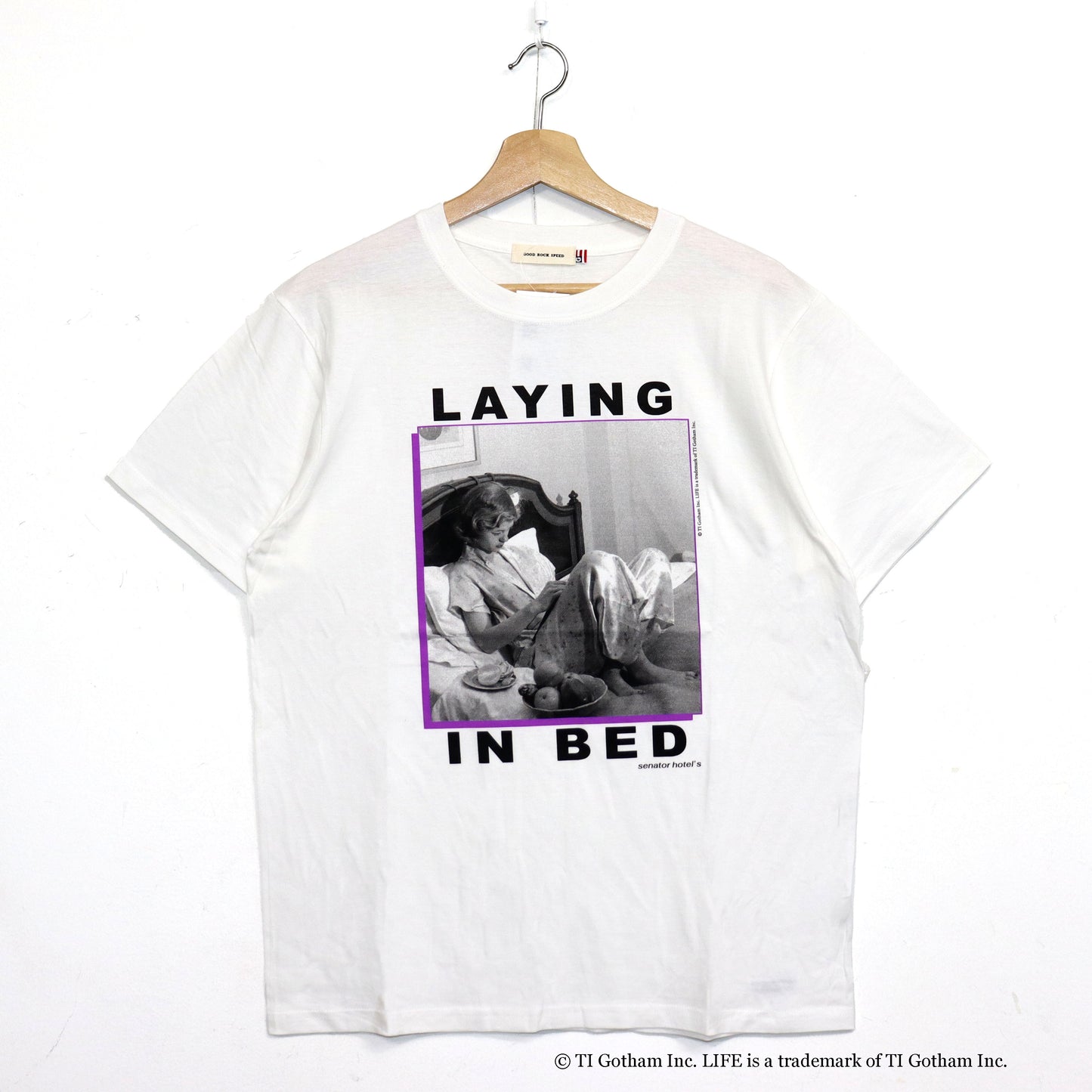 GOOD ROCK SPEED: LIFE PC | LAYING IN BED T-SHIRT