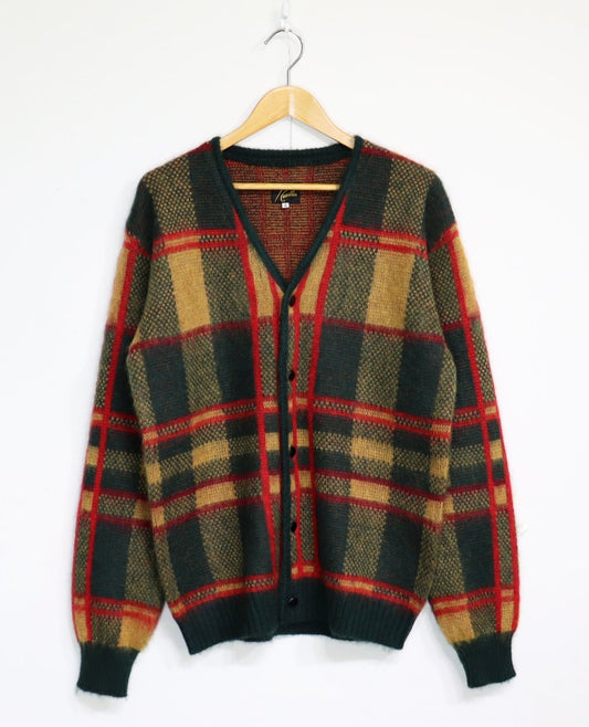 Needles:MOHAIR CARDIGAN - TARTAN