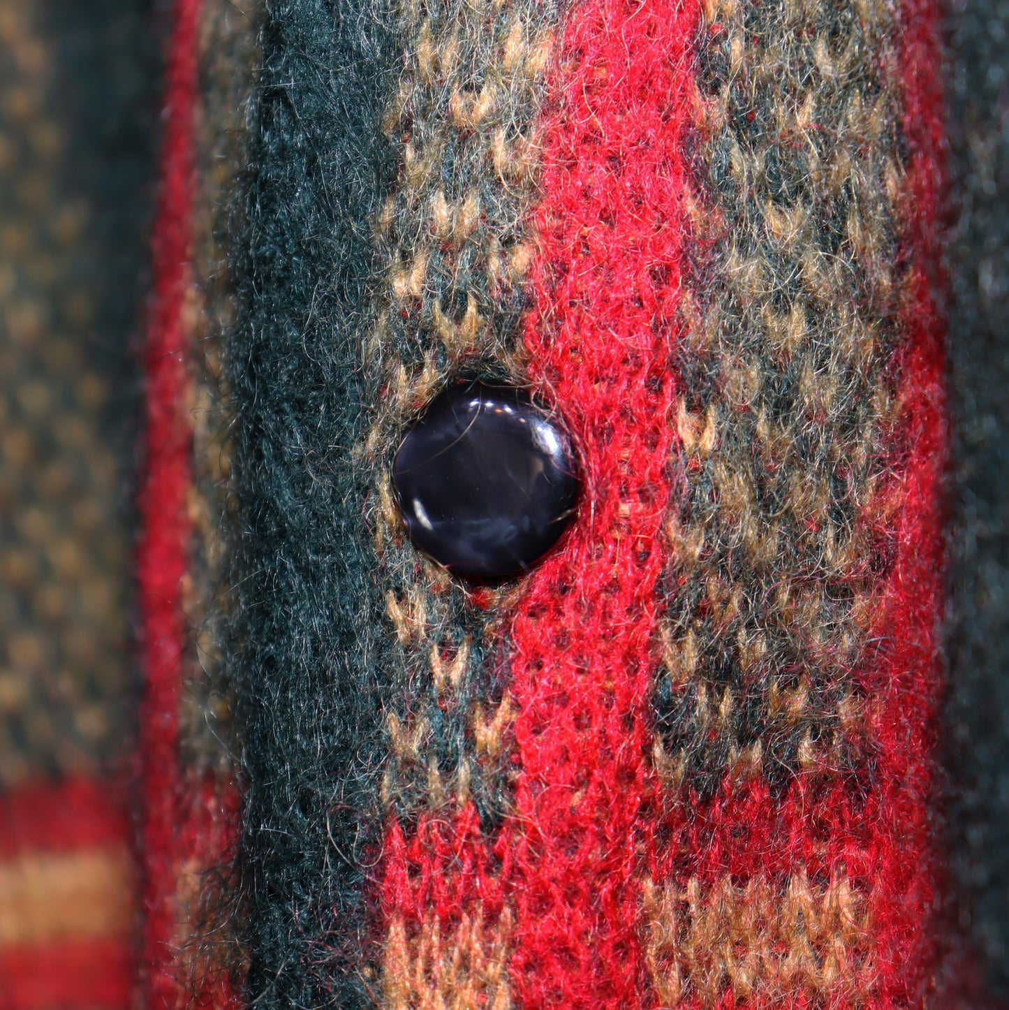 Needles:MOHAIR CARDIGAN - TARTAN