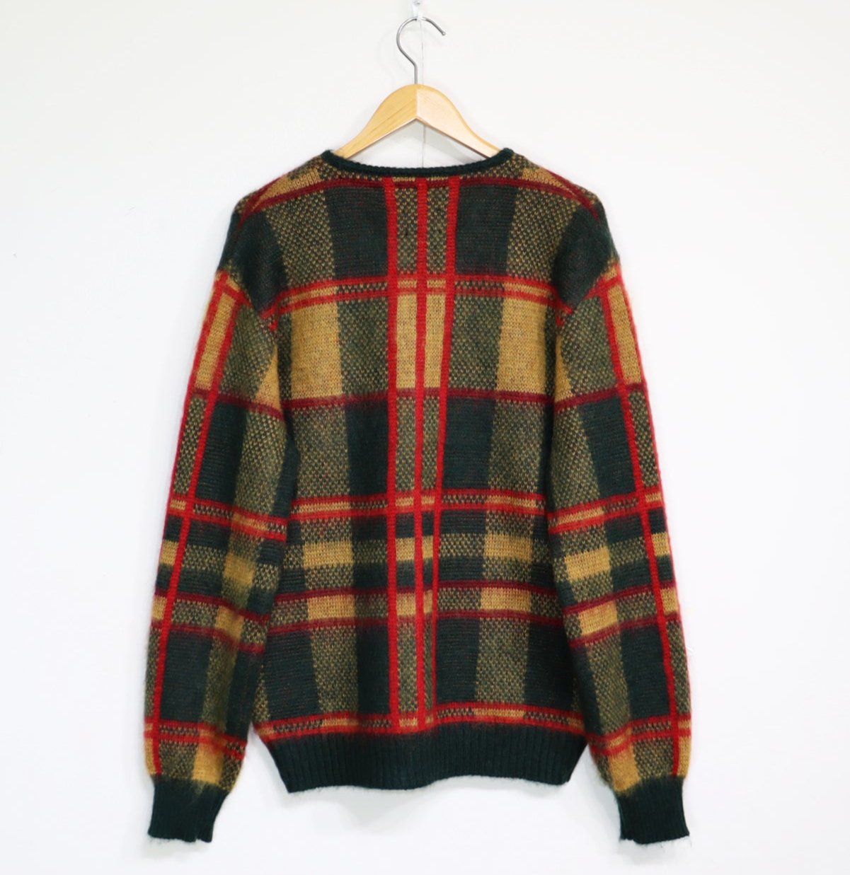 Needles:MOHAIR CARDIGAN - TARTAN