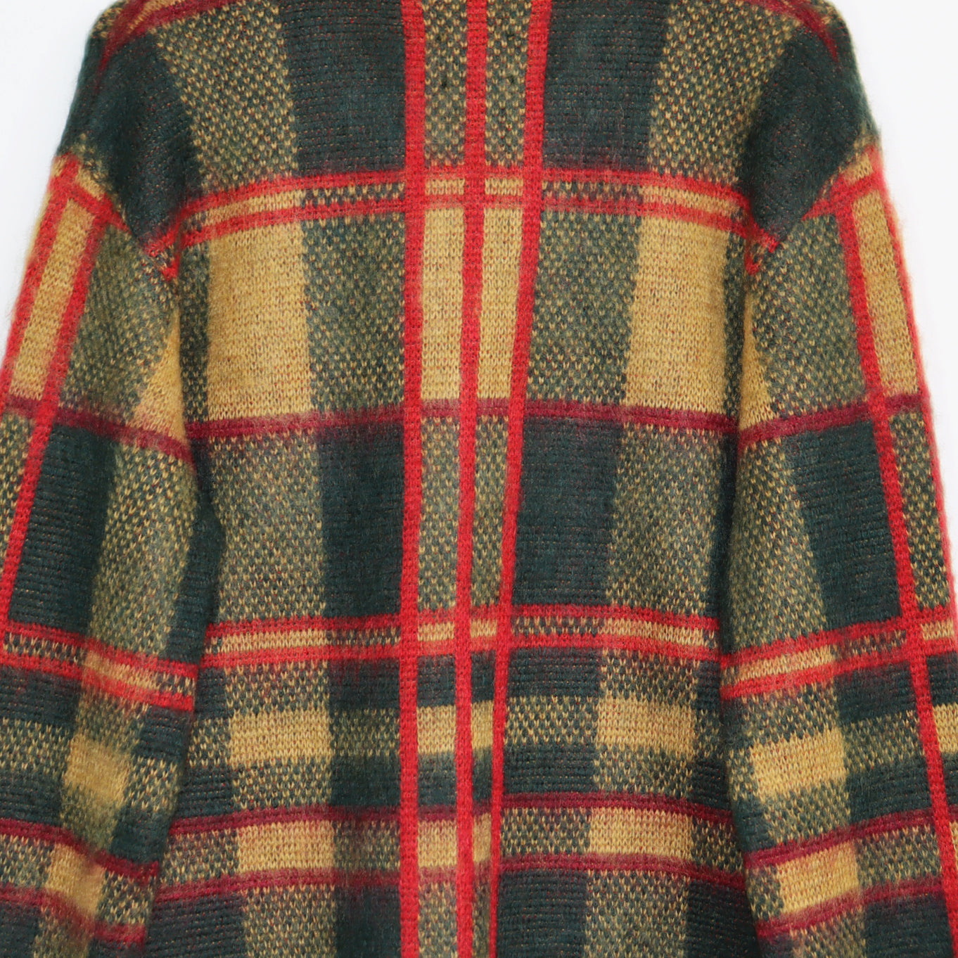 Needles:MOHAIR CARDIGAN - TARTAN