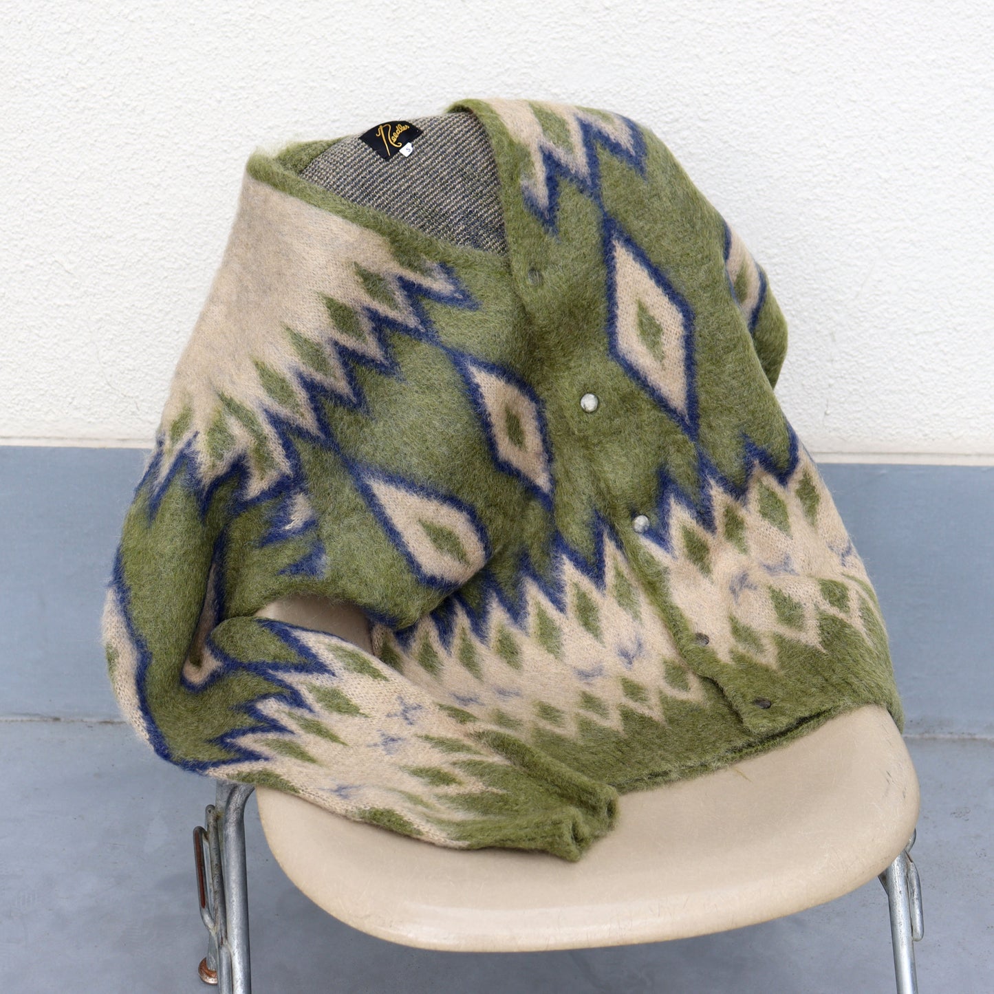 Needles:MOHAIR CARDIGAN -【Diamond - Green】