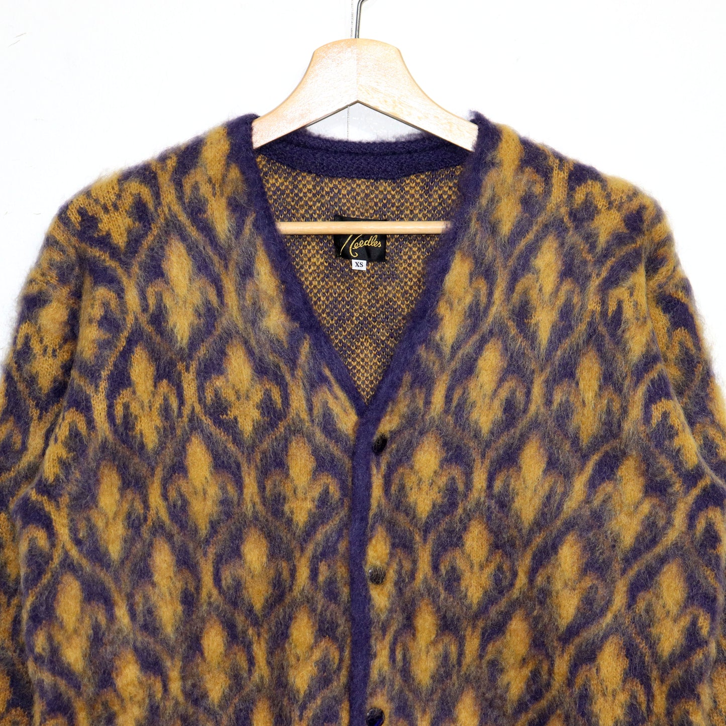 Needles:MOHAIR CARDIGAN -【Ornament - Yellow】