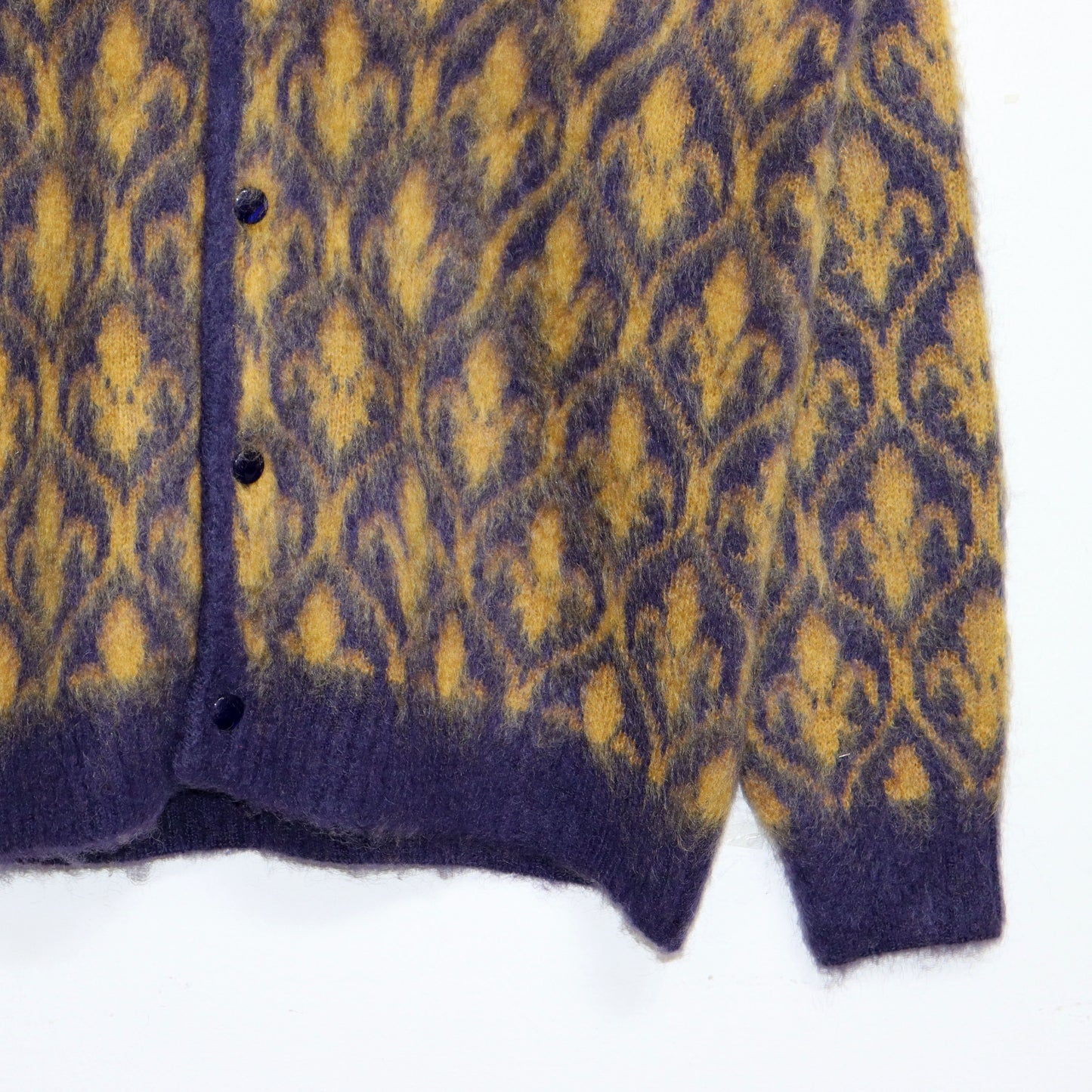 Needles:MOHAIR CARDIGAN -【Ornament - Yellow】