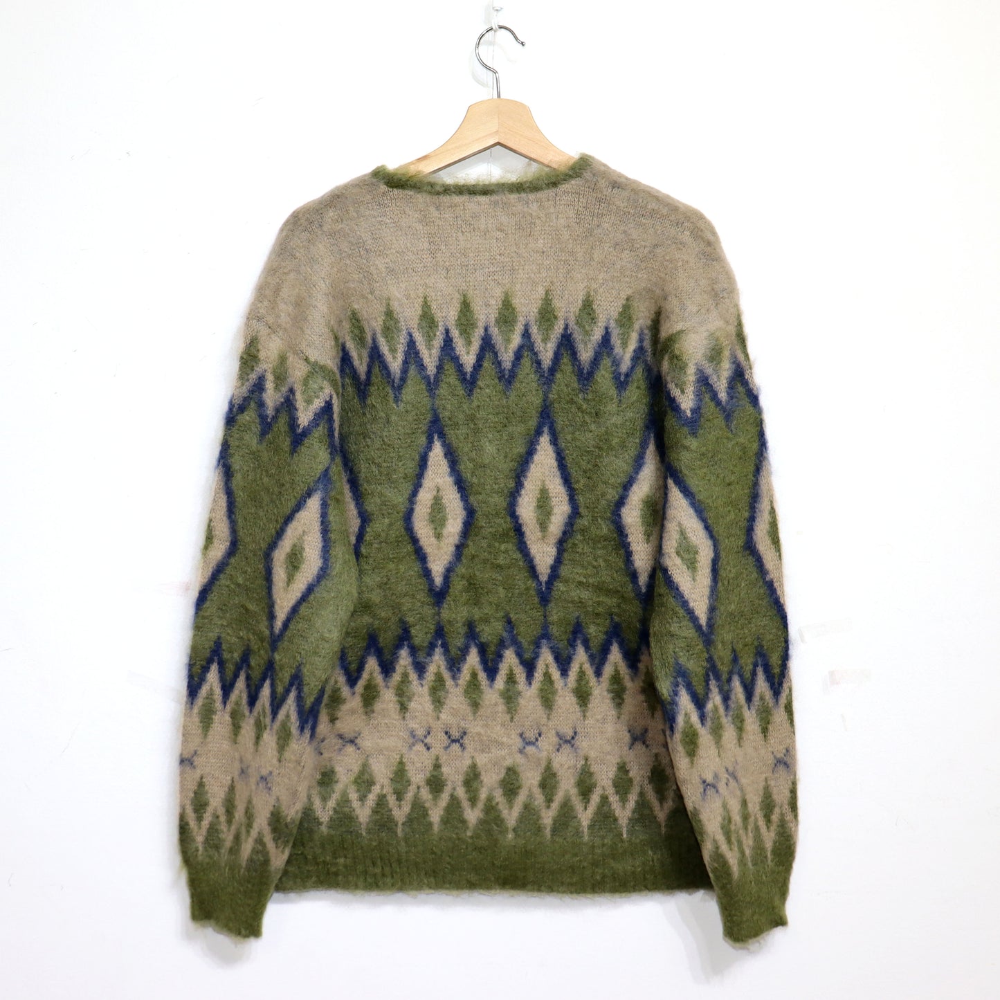Needles:MOHAIR CARDIGAN -【Diamond - Green】