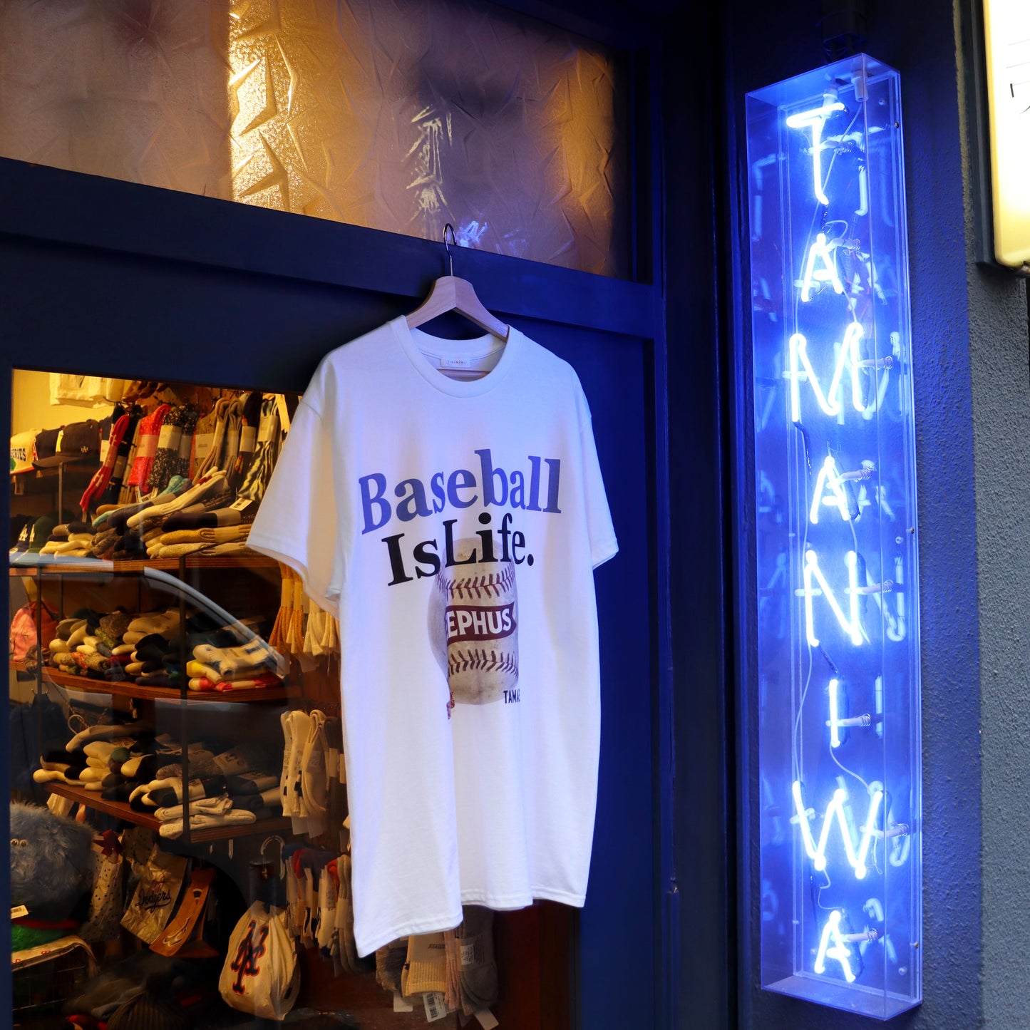 TAMANIWA:「さよならはスローボールで」Baseball is Life S/S Tee