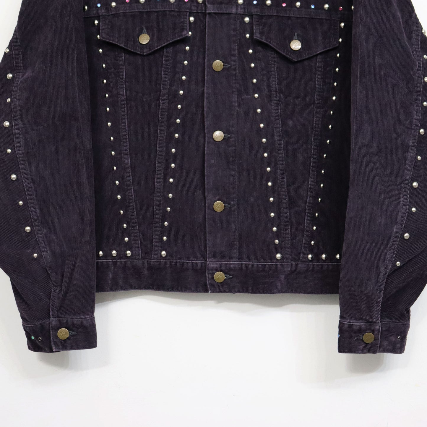 Needles:Studded Jean Jacket - 14W Corduroy