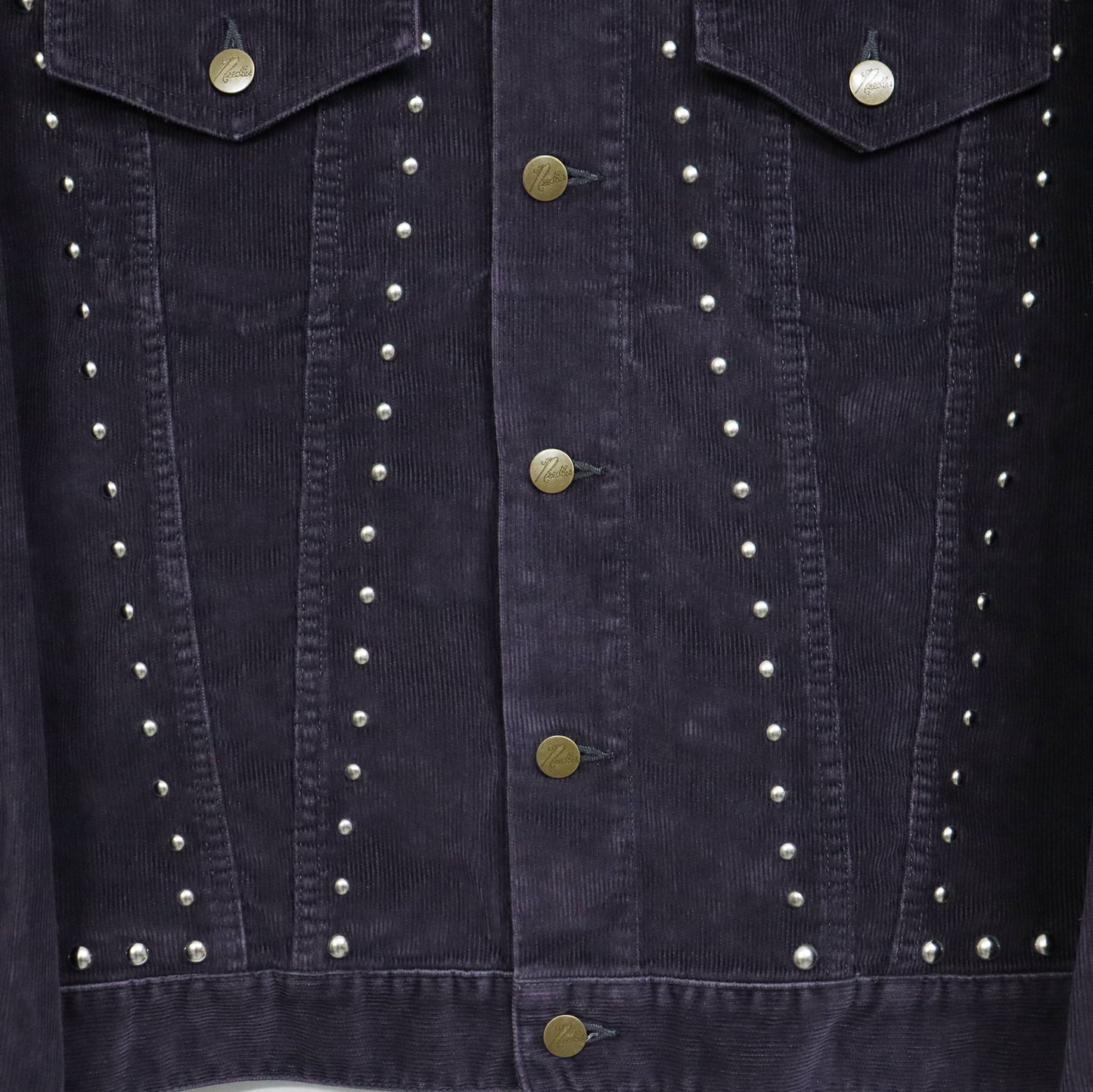 Needles:Studded Jean Jacket - 14W Corduroy
