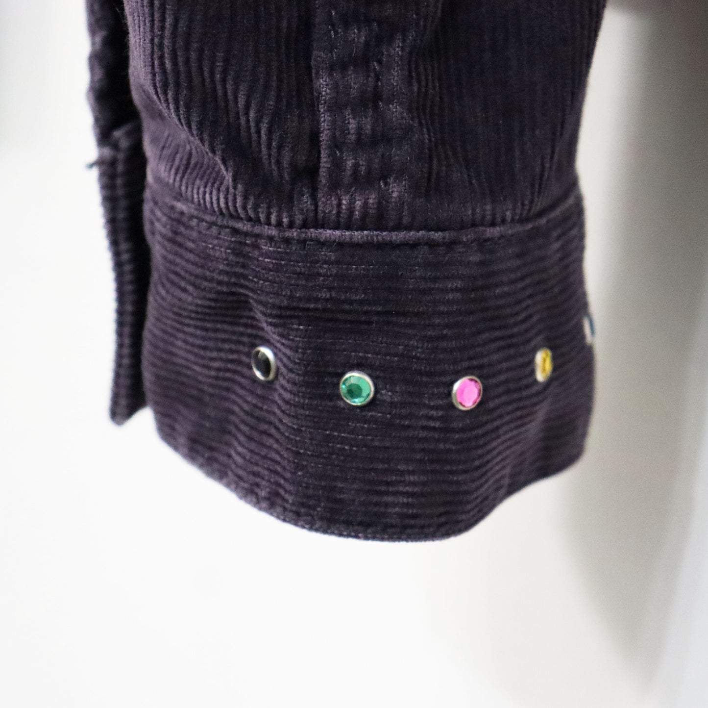 Needles:Studded Jean Jacket - 14W Corduroy