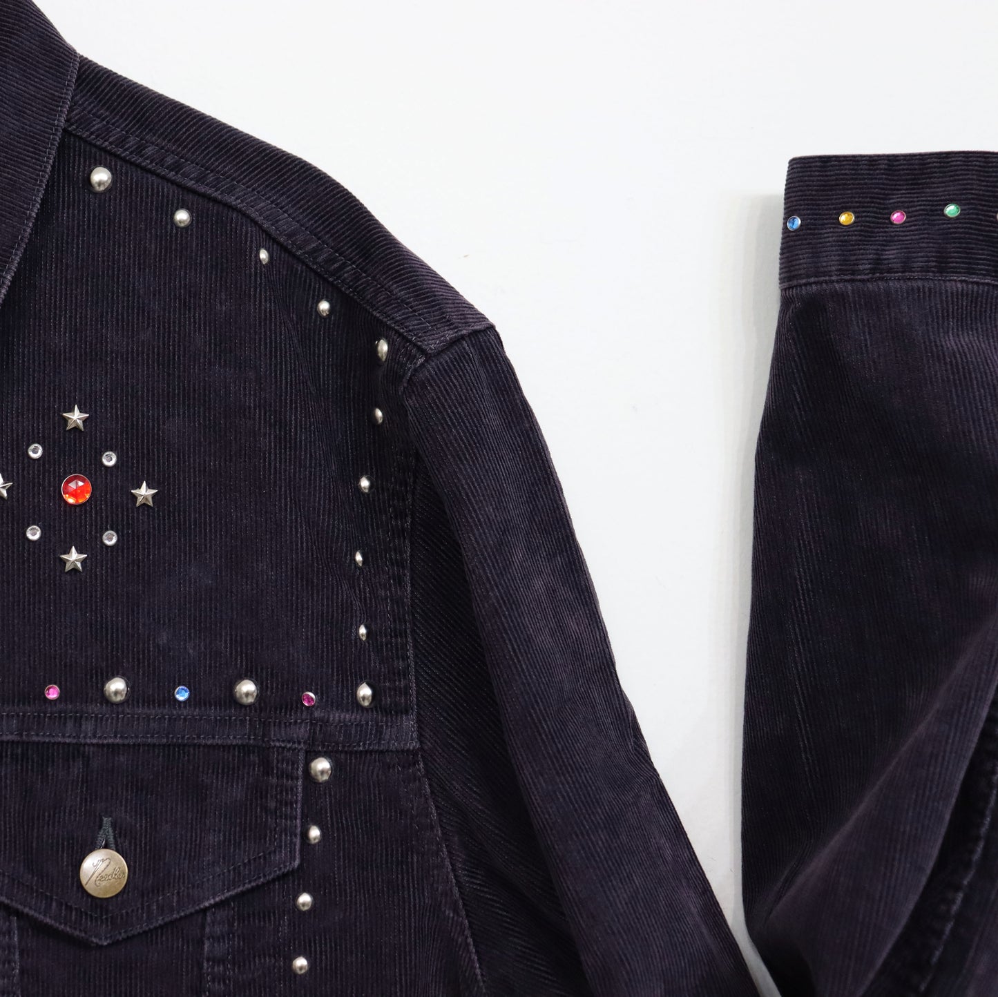 Needles:Studded Jean Jacket - 14W Corduroy