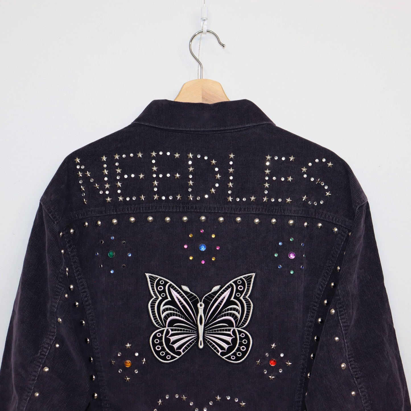 Needles:Studded Jean Jacket - 14W Corduroy