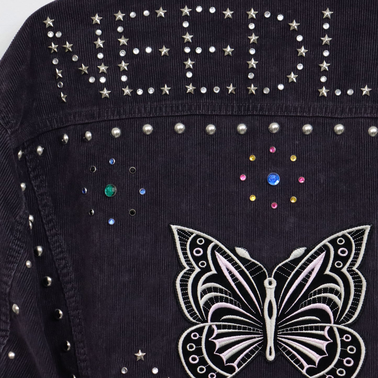 Needles:Studded Jean Jacket - 14W Corduroy
