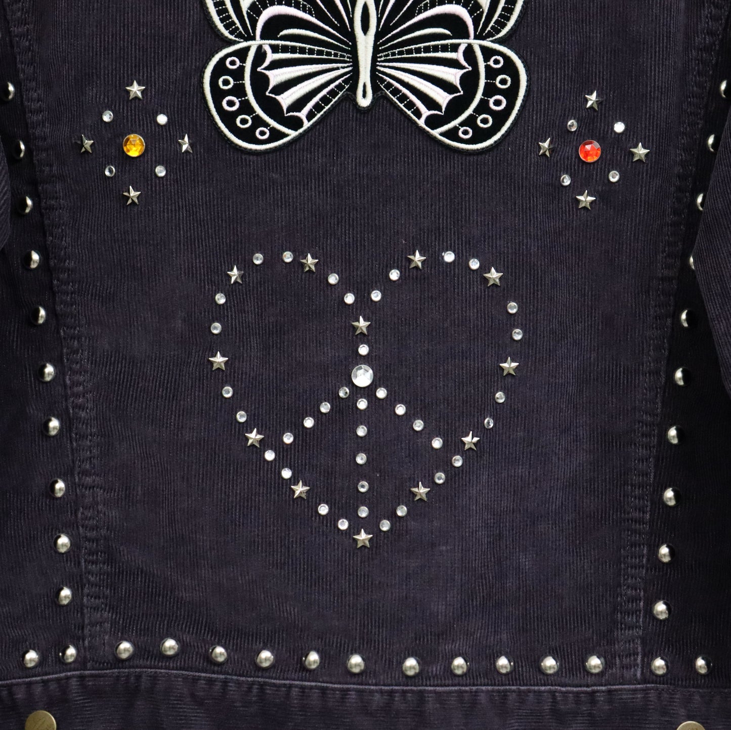Needles:Studded Jean Jacket - 14W Corduroy