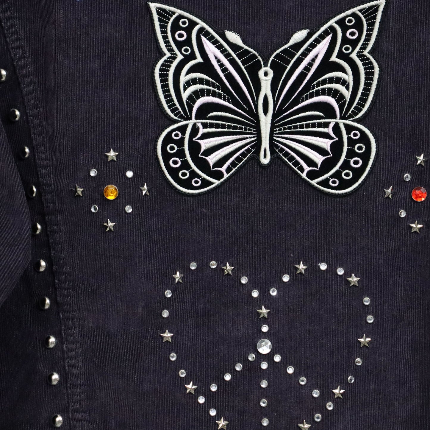 Needles:Studded Jean Jacket - 14W Corduroy