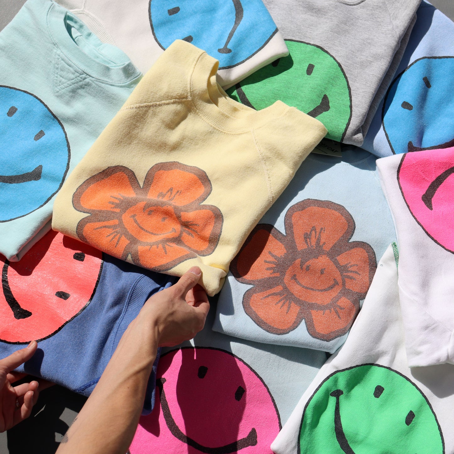 COPYCAT: FLOWER L/S SWEATSHIRT - #2