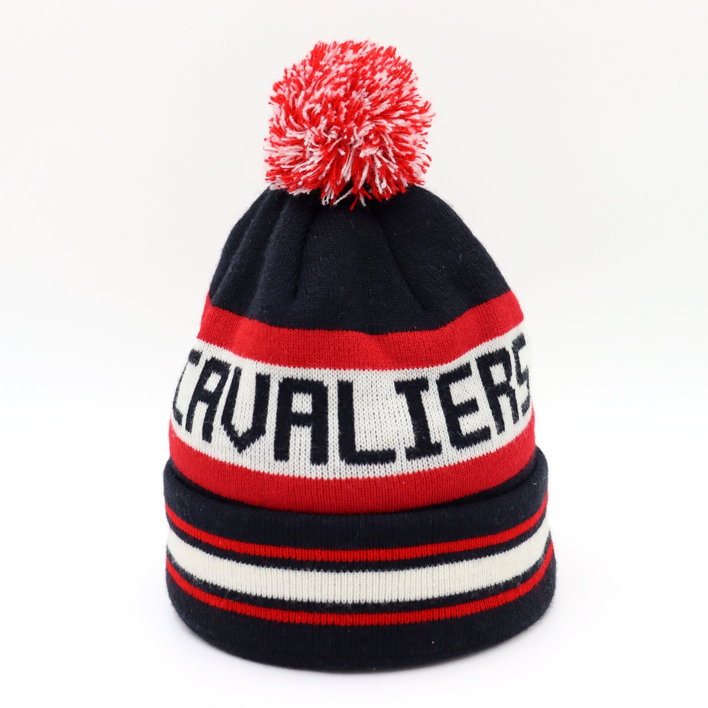 used :  (Newera) Virginia Cavaliers Pom Knit Beanie (F)