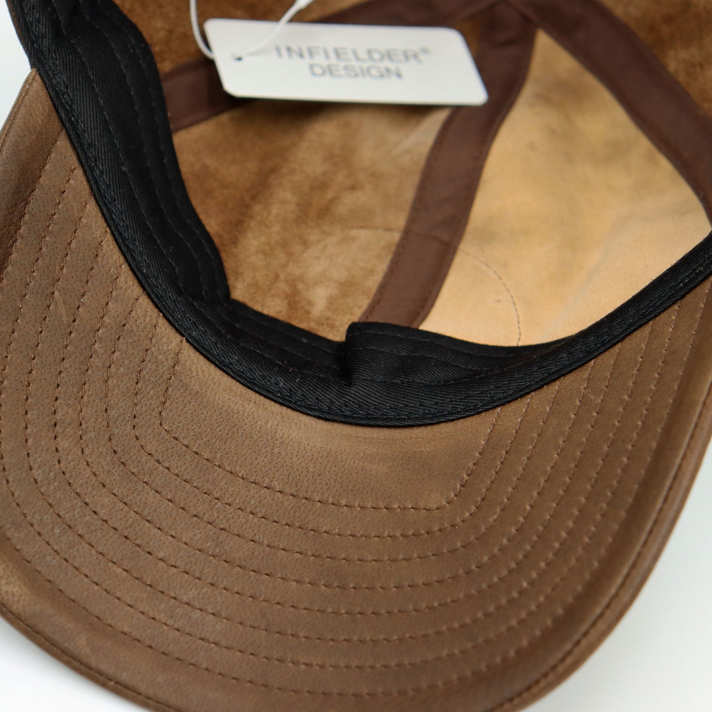 INF×TAMA SP: Deerskin Patch Cap - Brown (#6~#8)