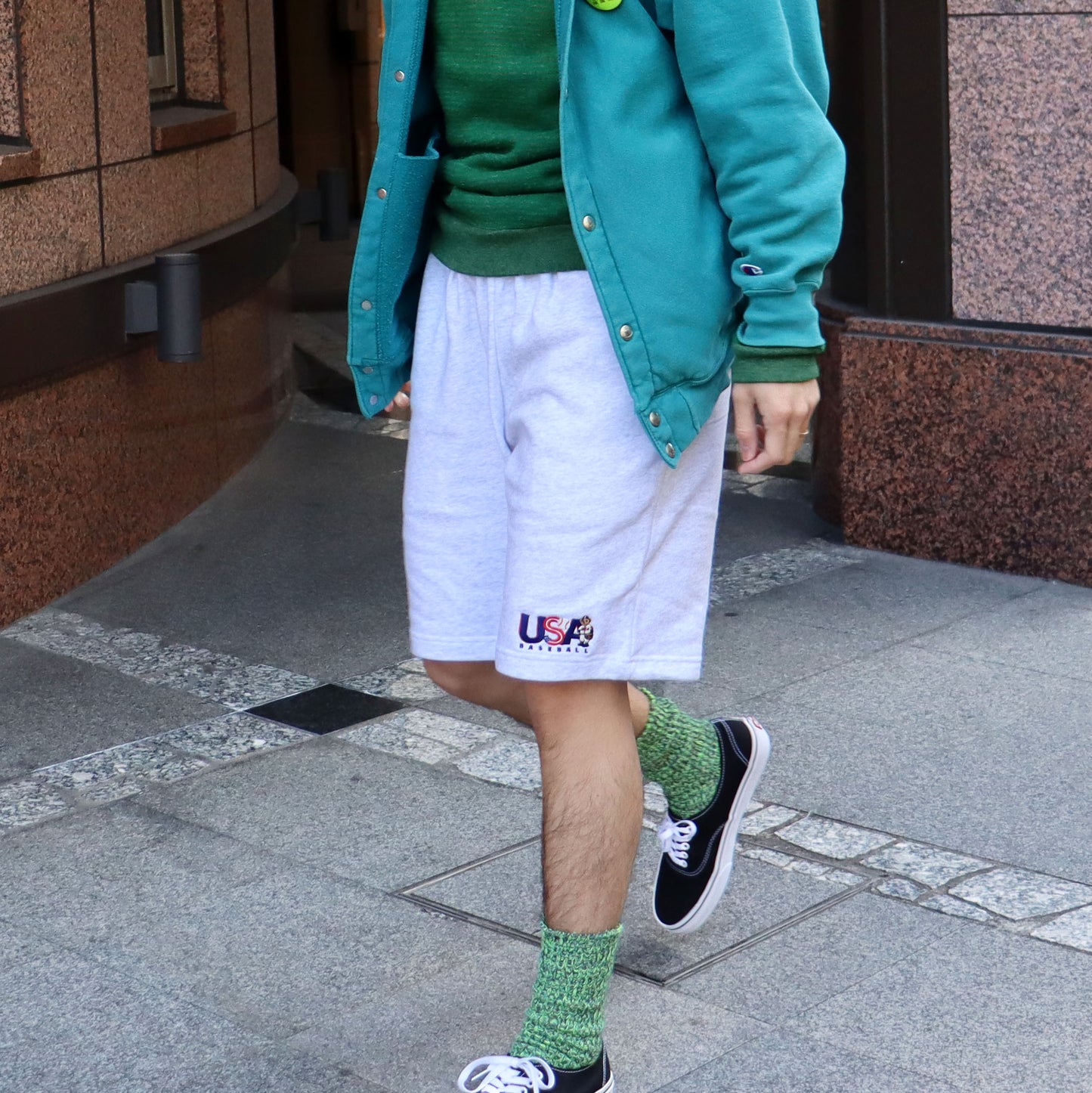 ROSTER BEAR : RB-22 USA BB BEAR SWEAT SHORTS