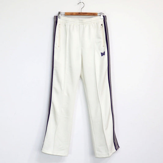 Needles:Boot-Cut Track Pant - Poly Smooth【White】