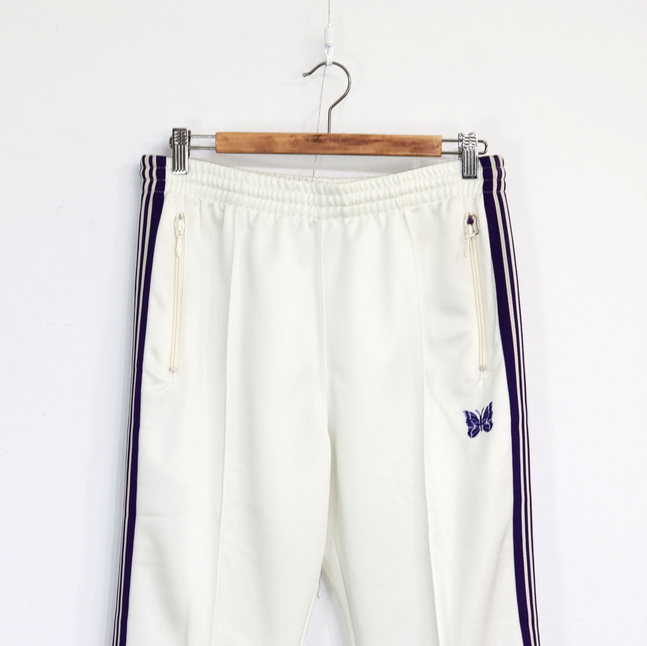 Needles:Track Pant - Poly Smooth 【White】