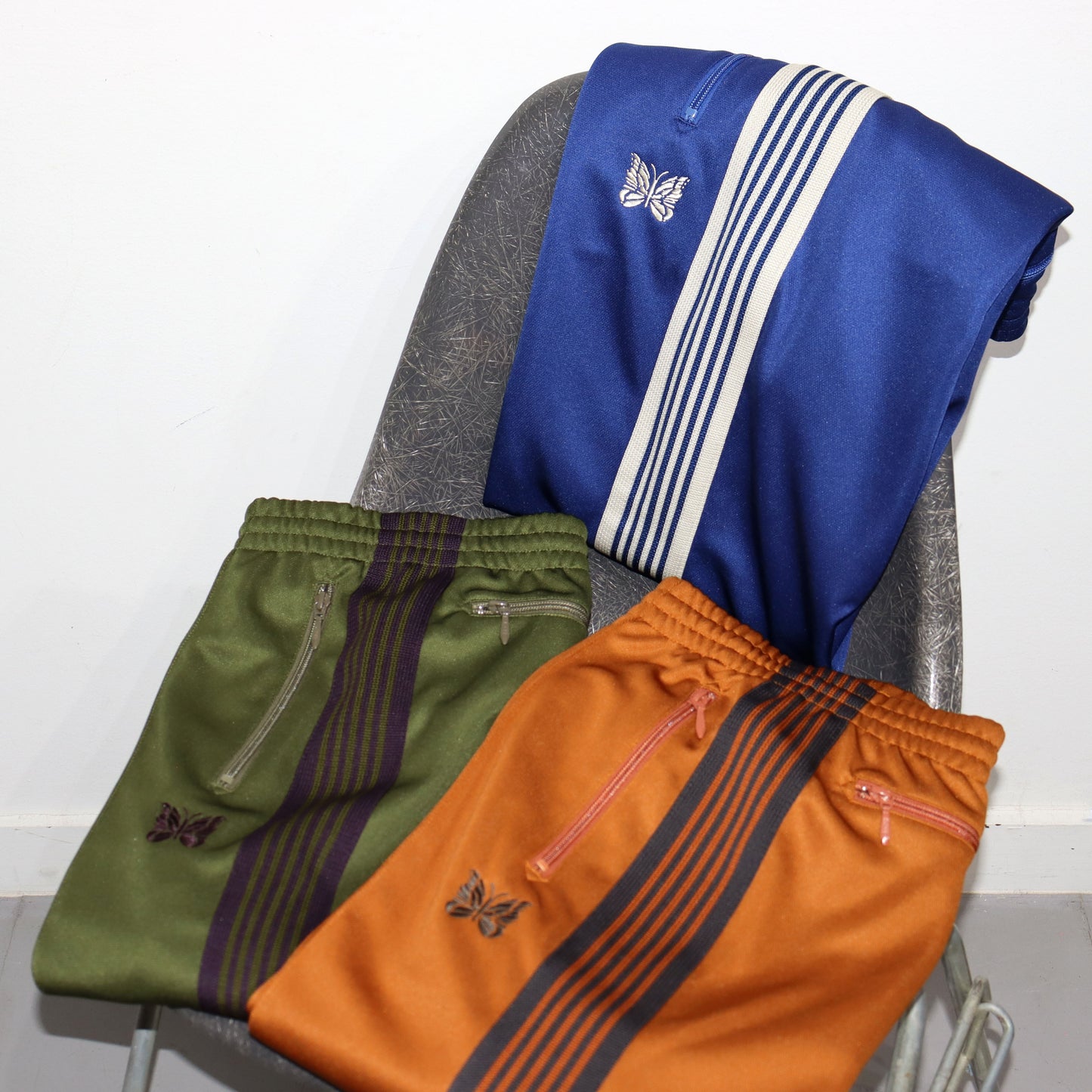 Needles:Track Pant - Poly Smooth 【Rust】
