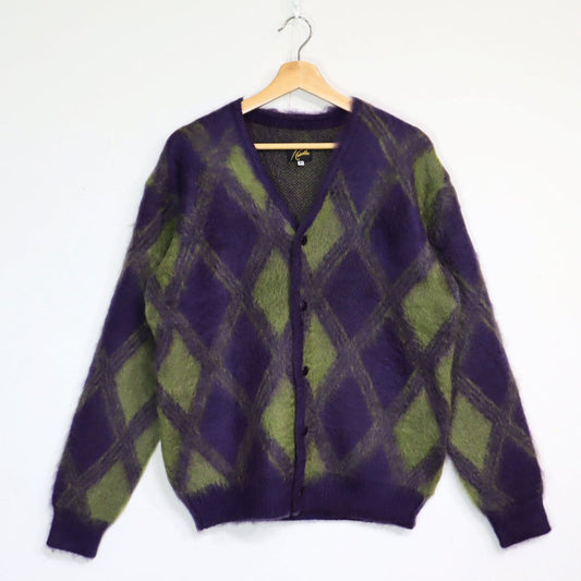 Needles:MOHAIR CARDIGAN -【Argyle】