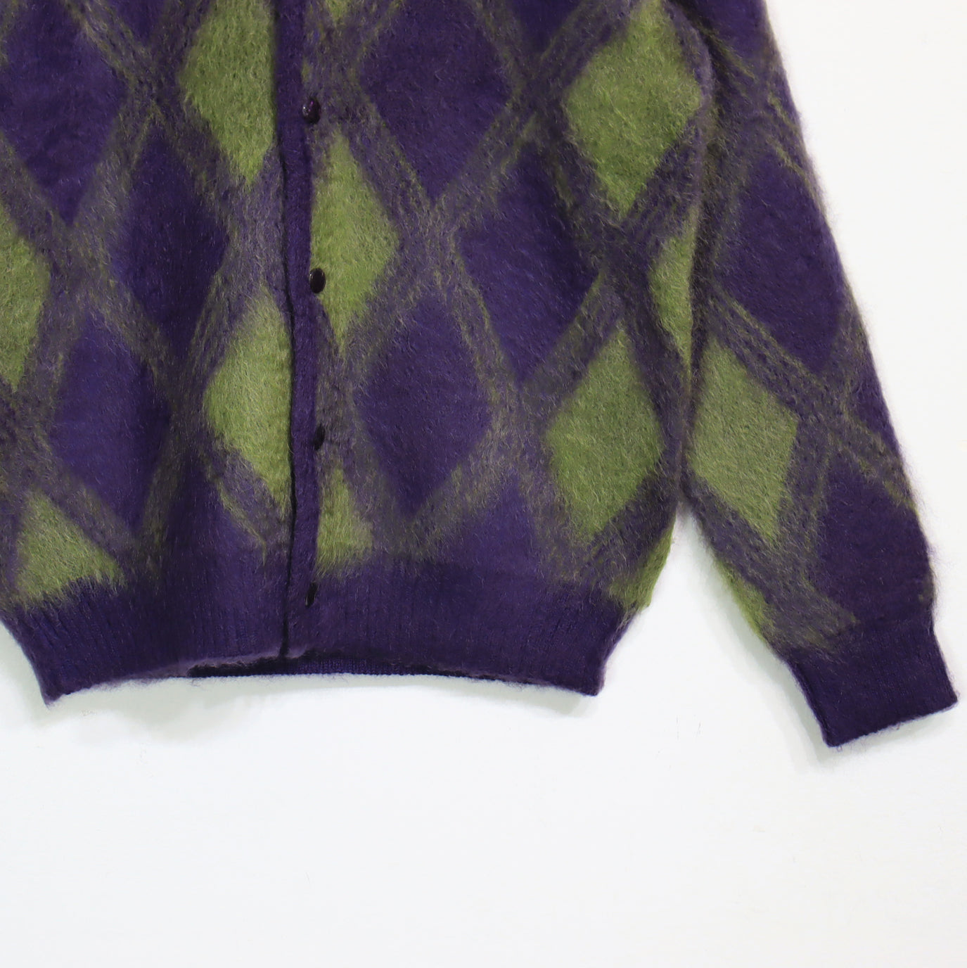 Needles:MOHAIR CARDIGAN -【Argyle】