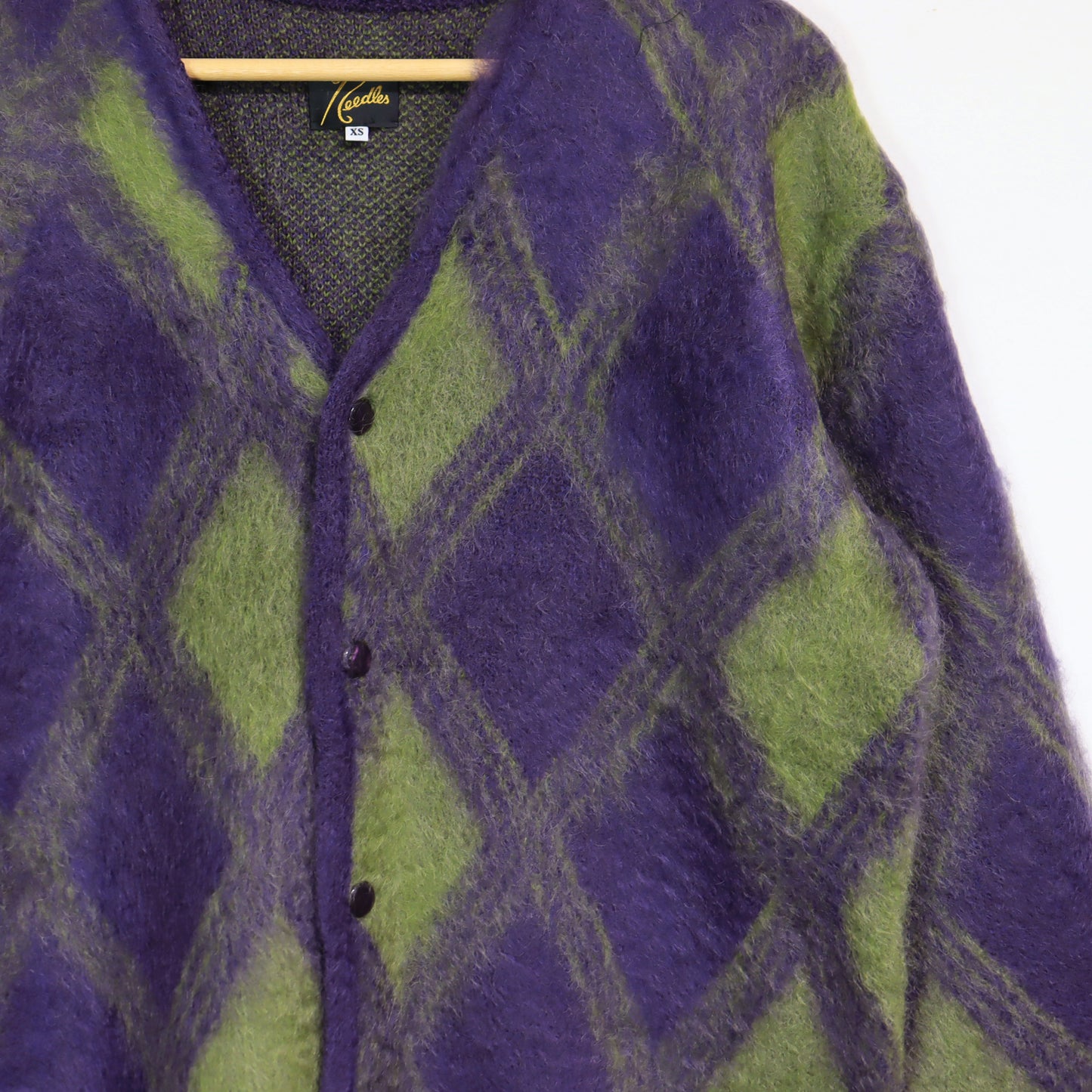 Needles:MOHAIR CARDIGAN -【Argyle】