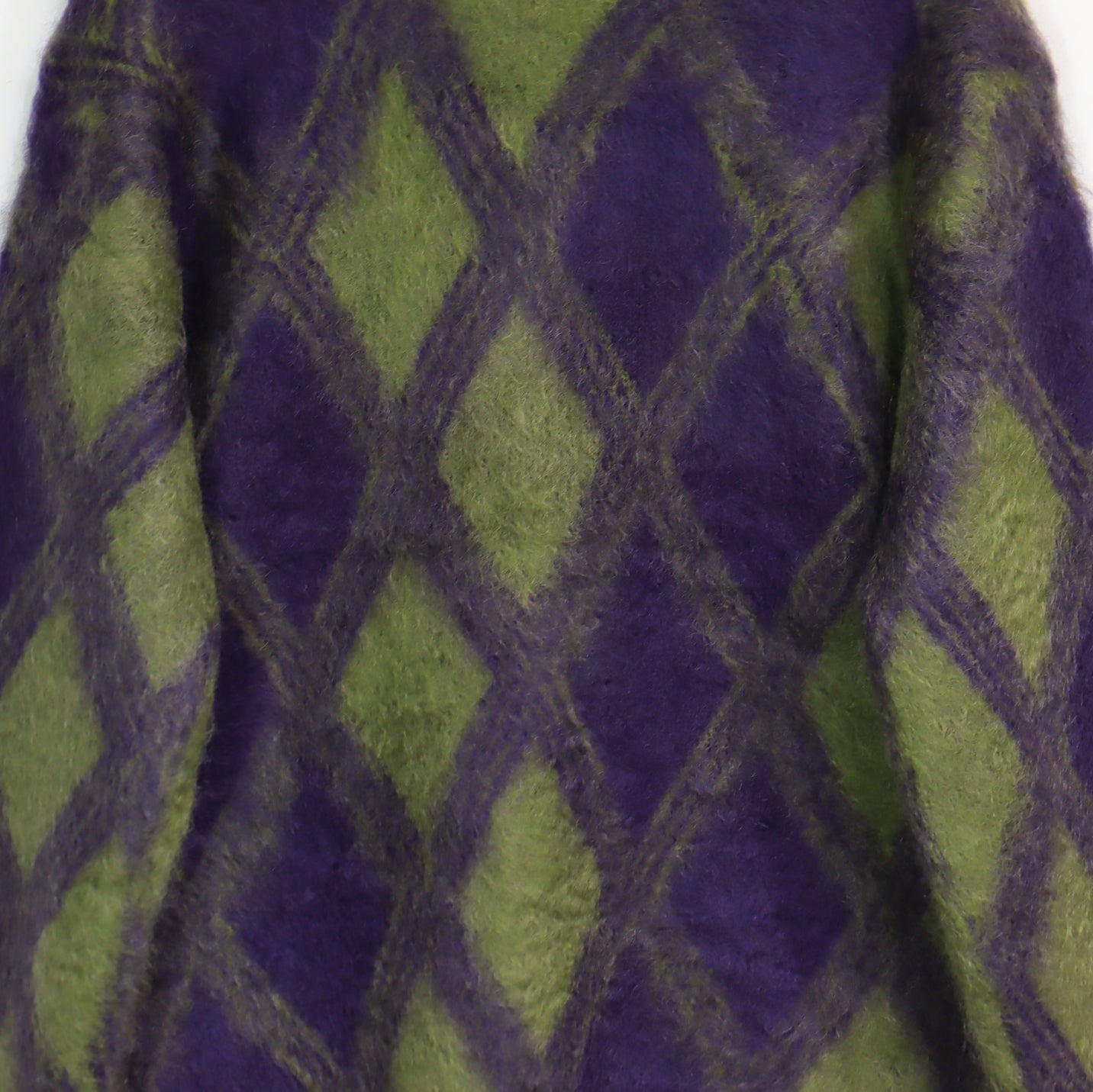 Needles : MOHAIR CARDIGAN - Argyle